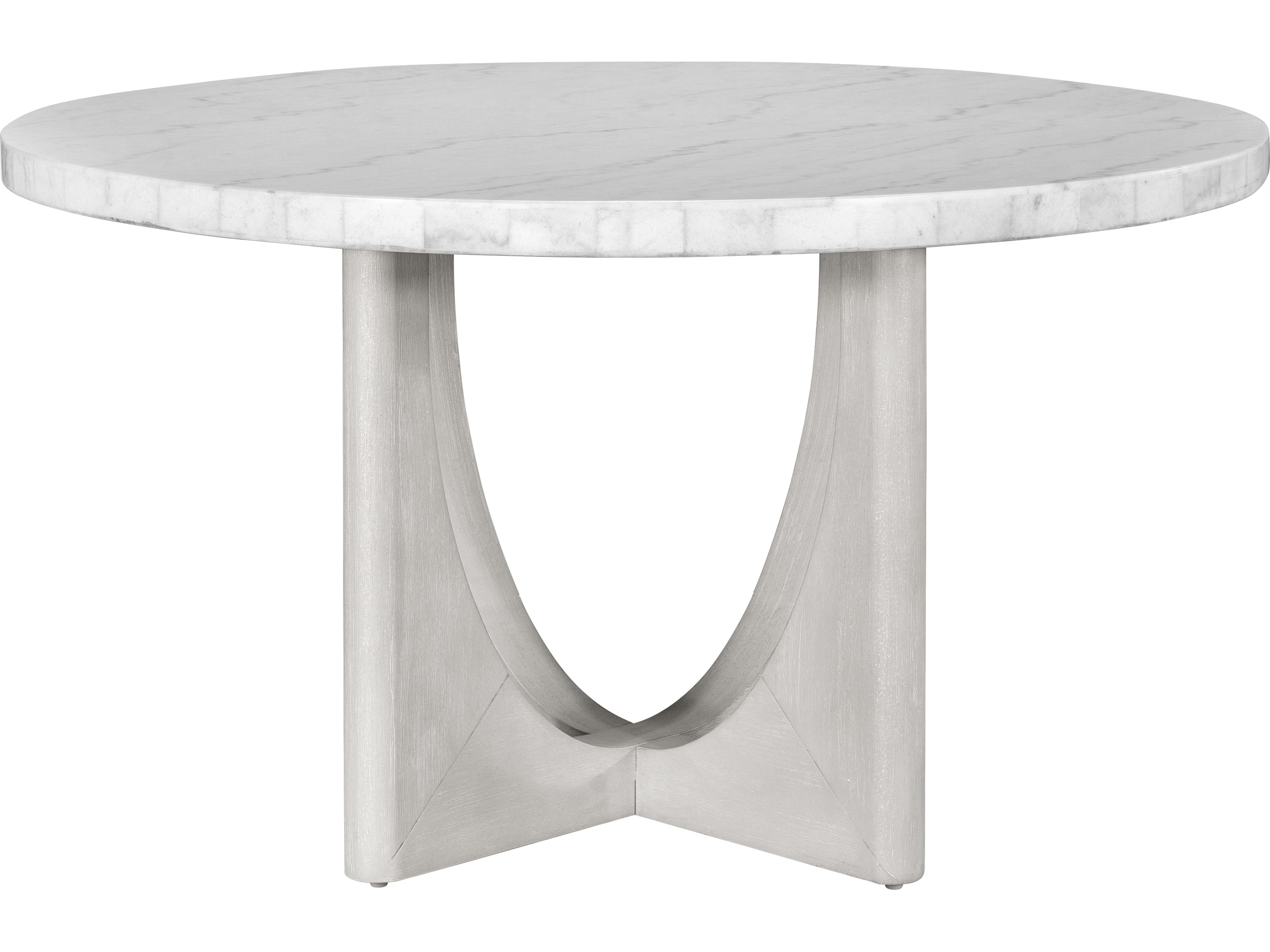 Bassett Mirror Gavin Round Marble Dining Table