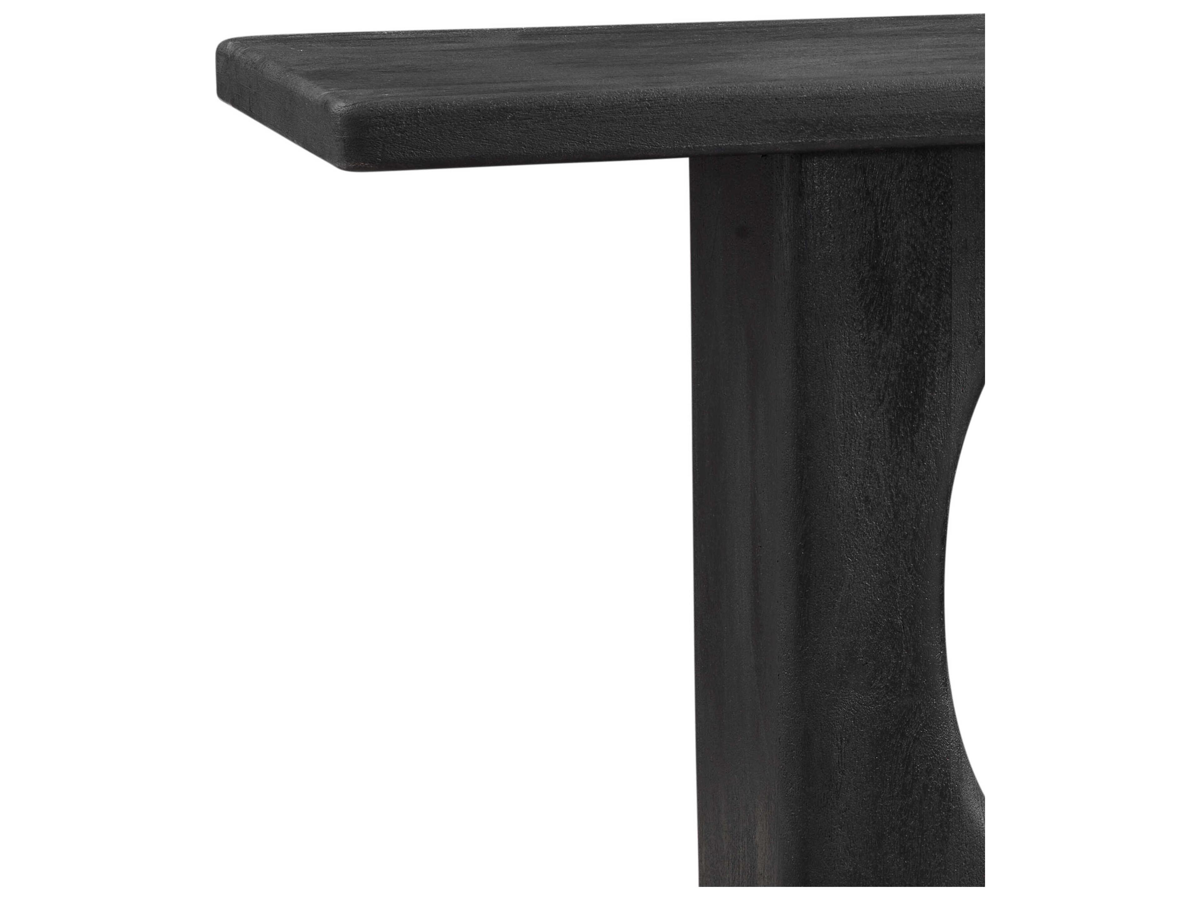 Bassett Mirror Black Compass Console Table