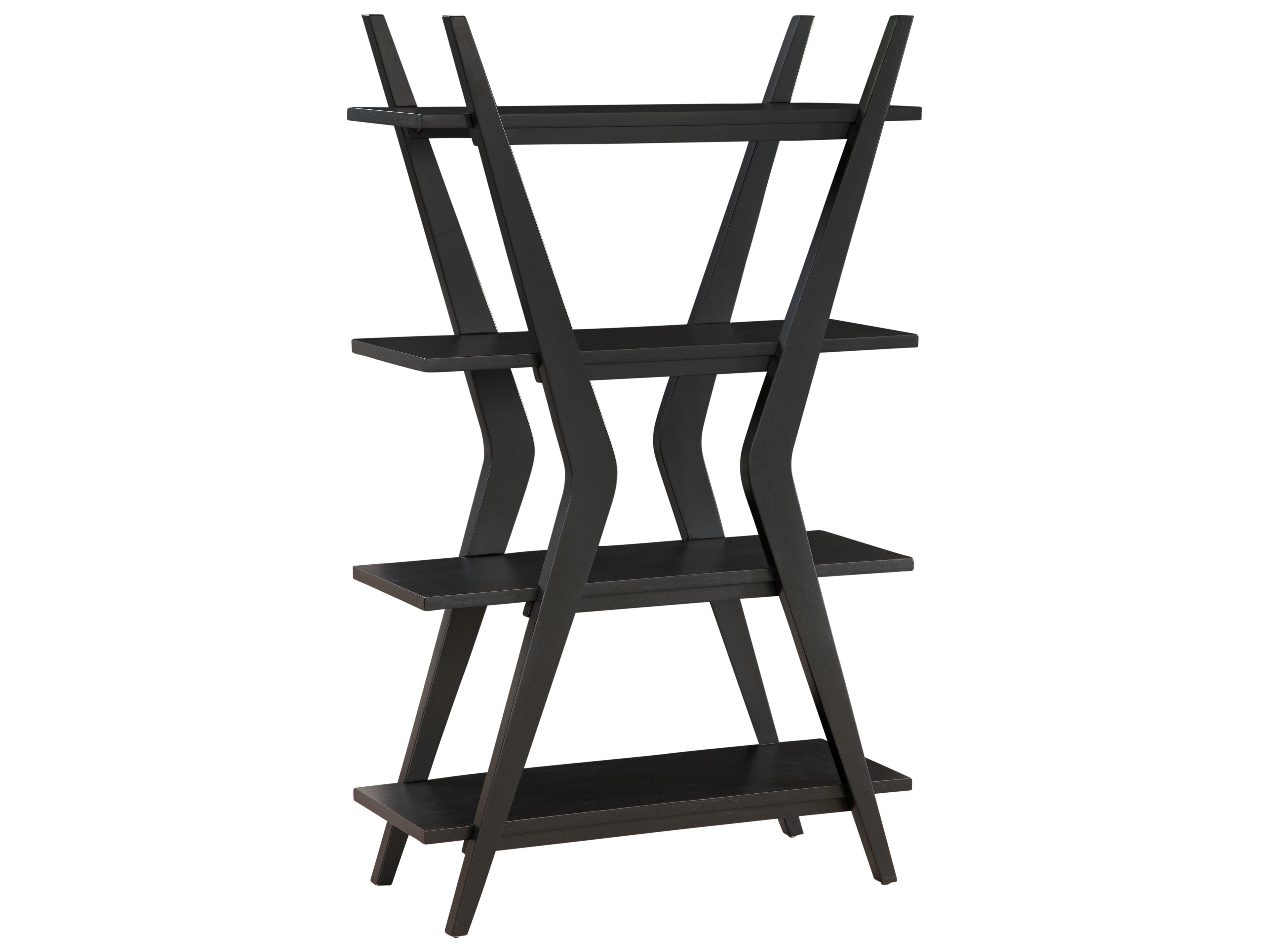 Stratton Matte Black Etagere