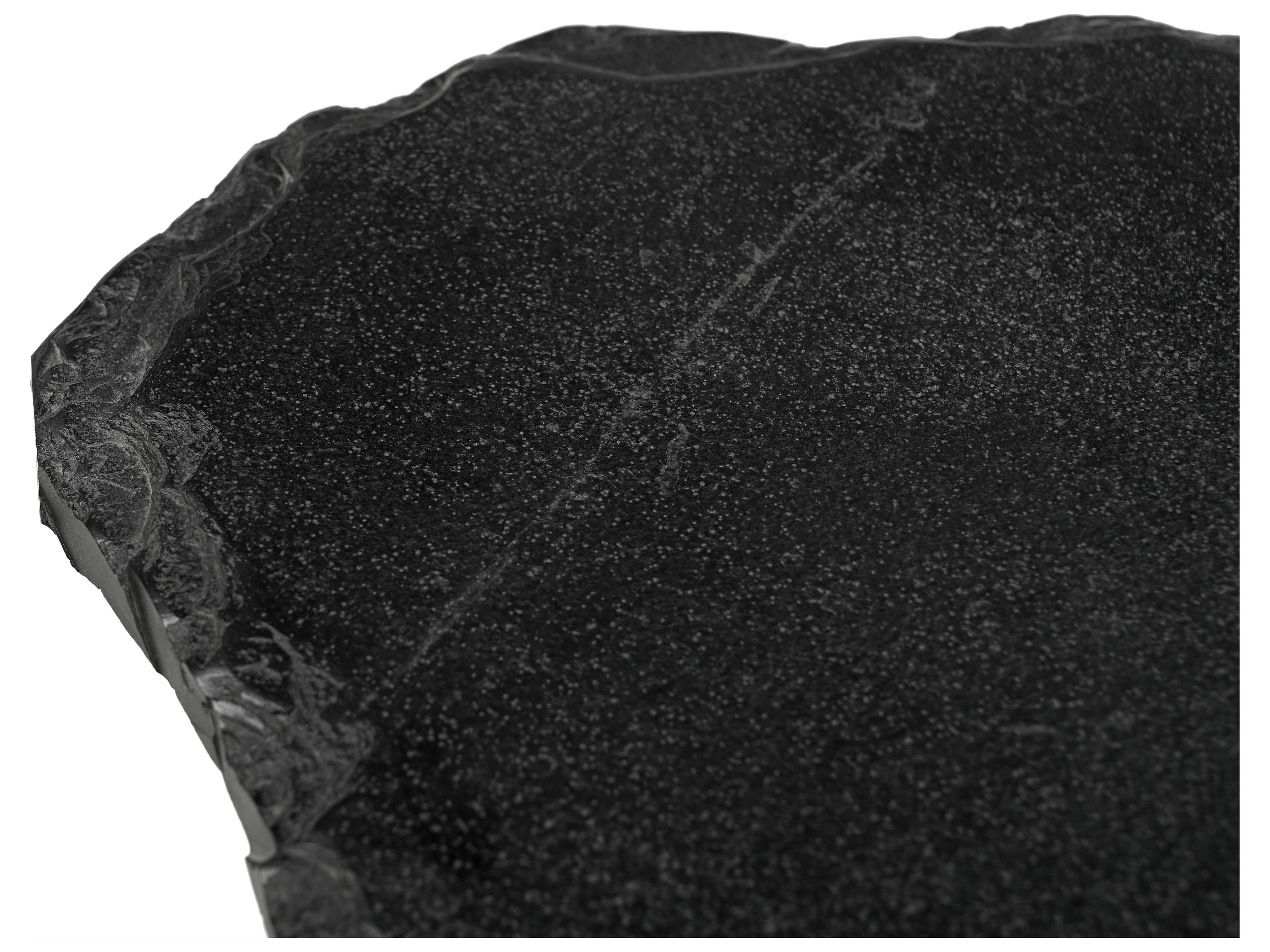 Bassett Mirror Cleo Marble Black End Table