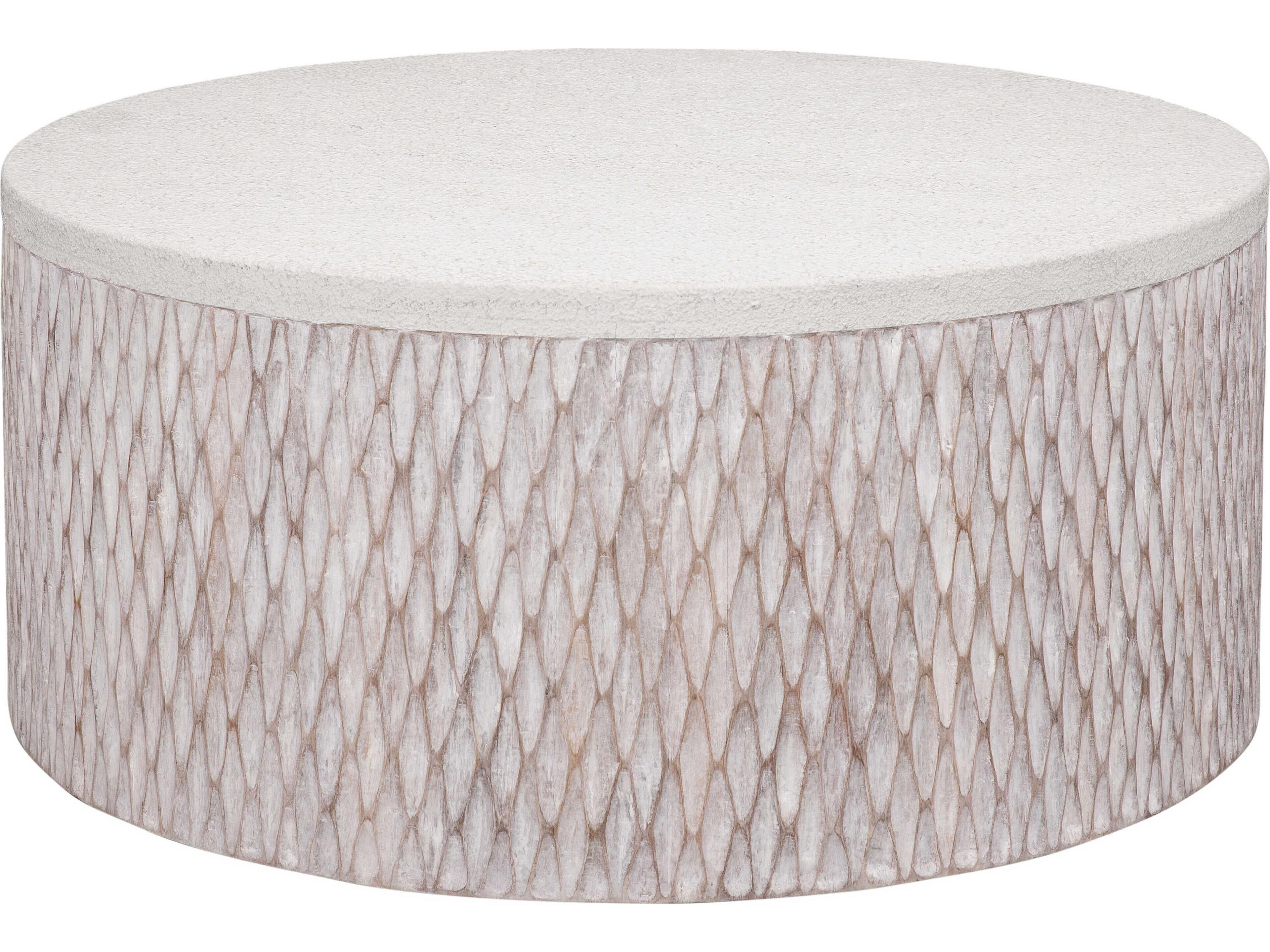 White Brewer Accent Cocktail Table