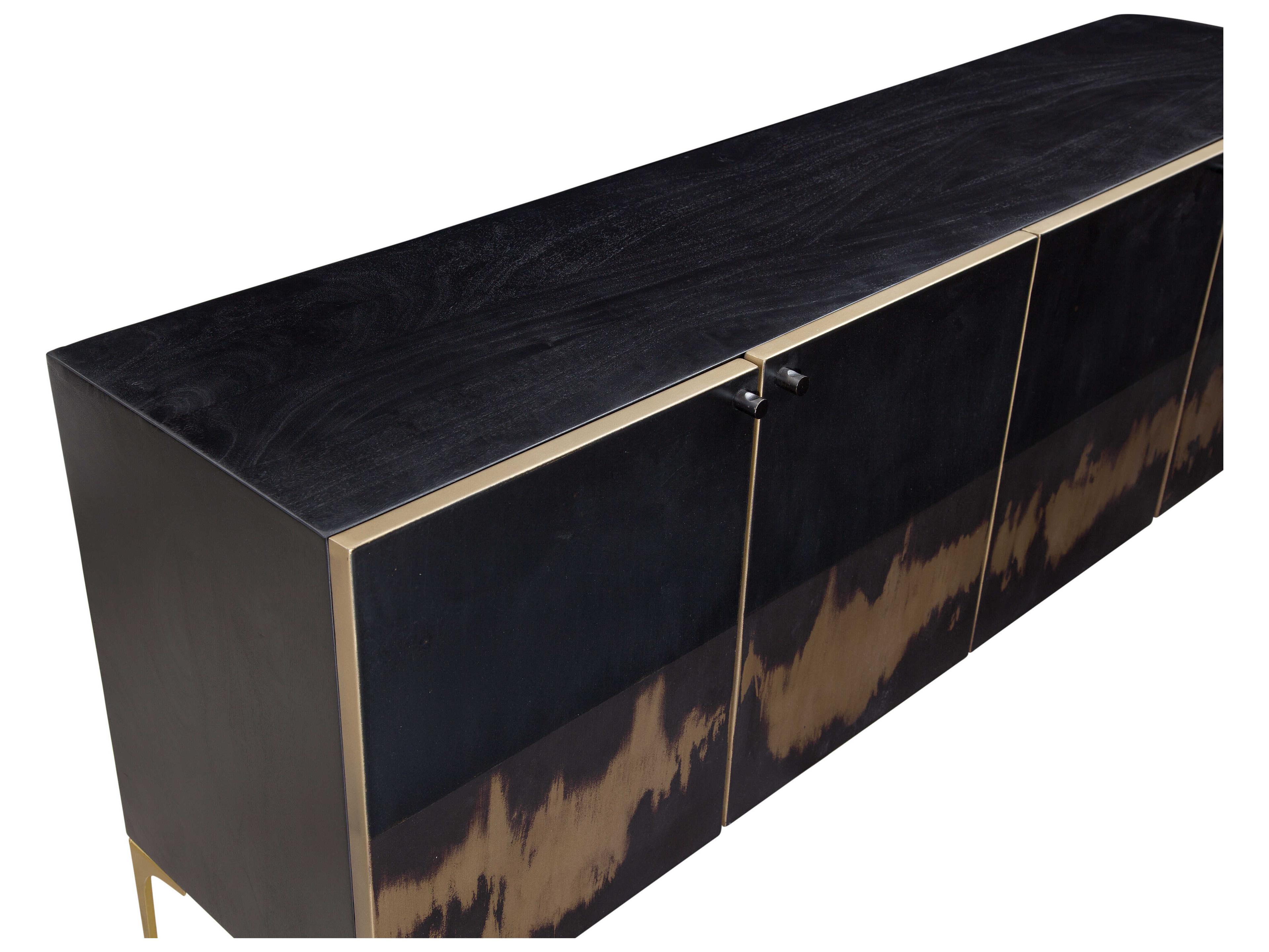 Bassett Mirror 17" Brown Kali Iron Sideboard