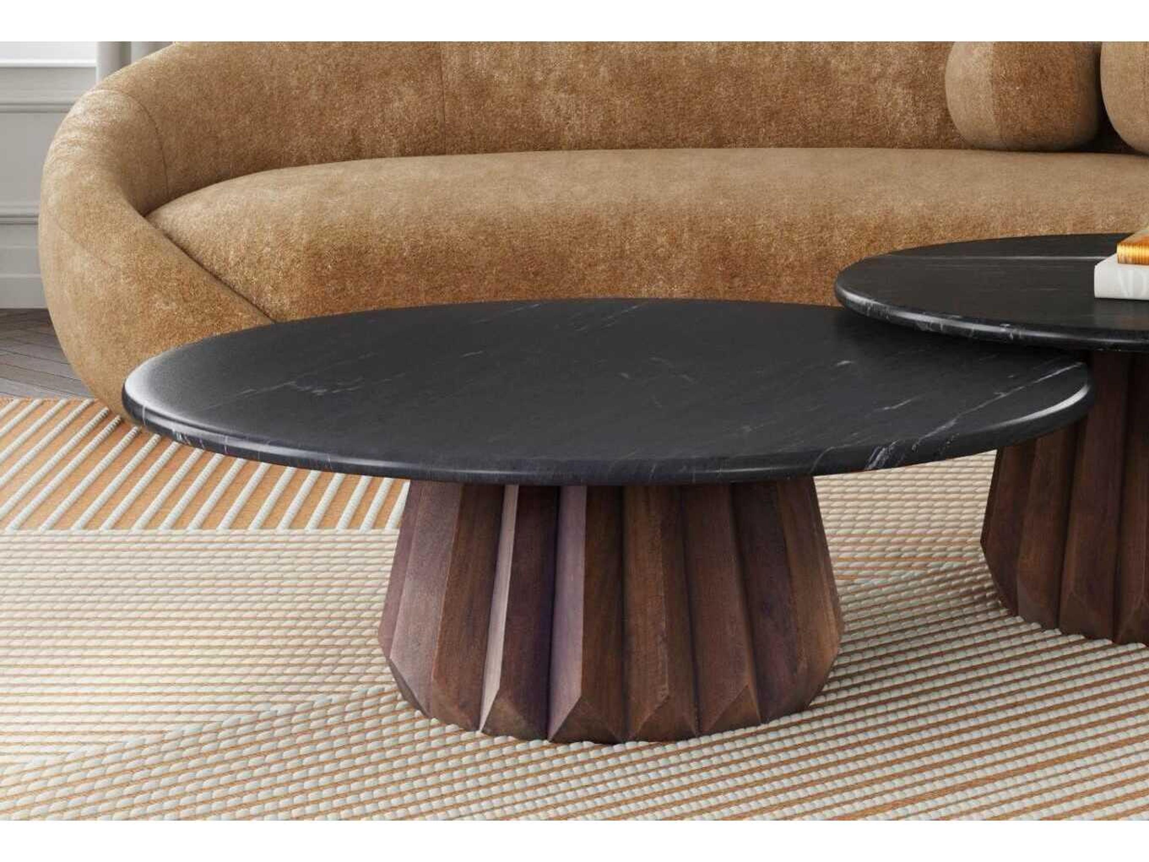 Bassett Mirror Brown Jennings Nesting Large Cocktail Table