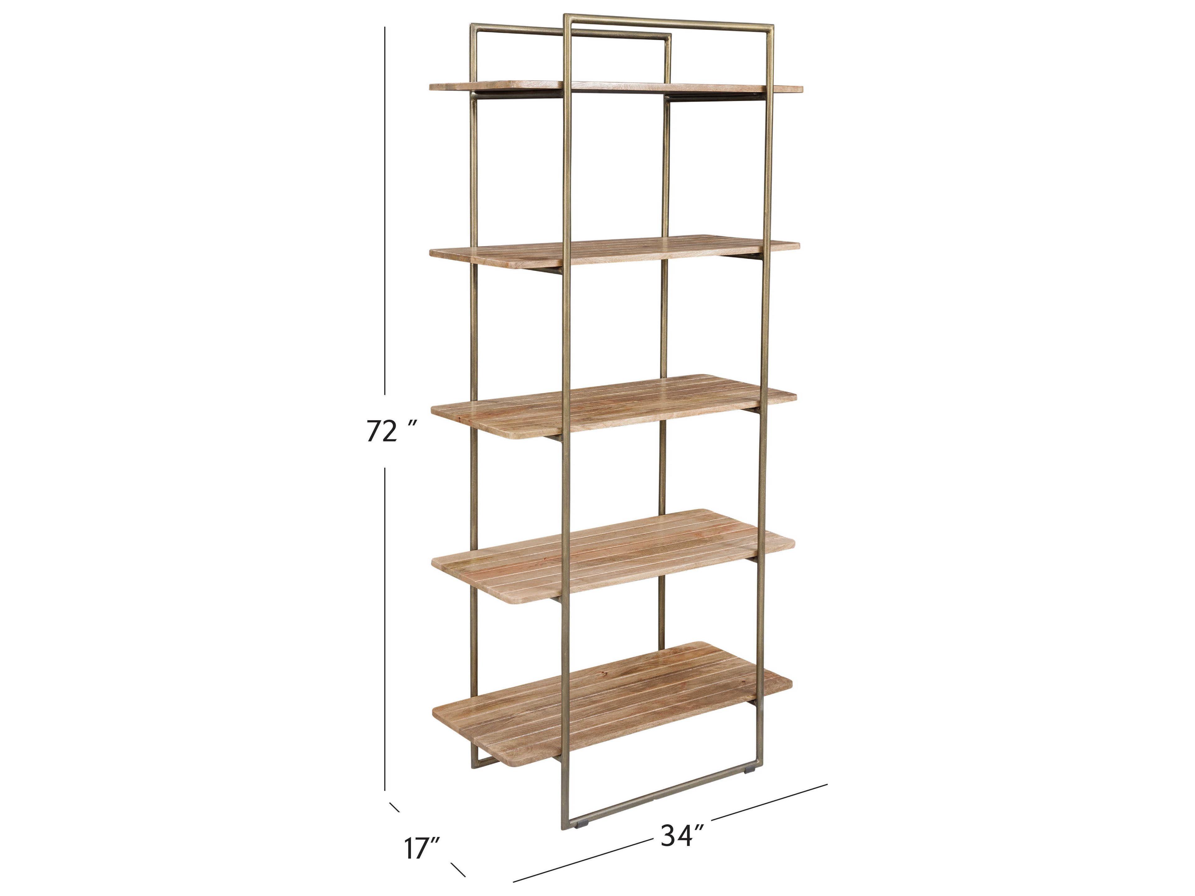 Bassett Mirror Brown Adrienne Etagere