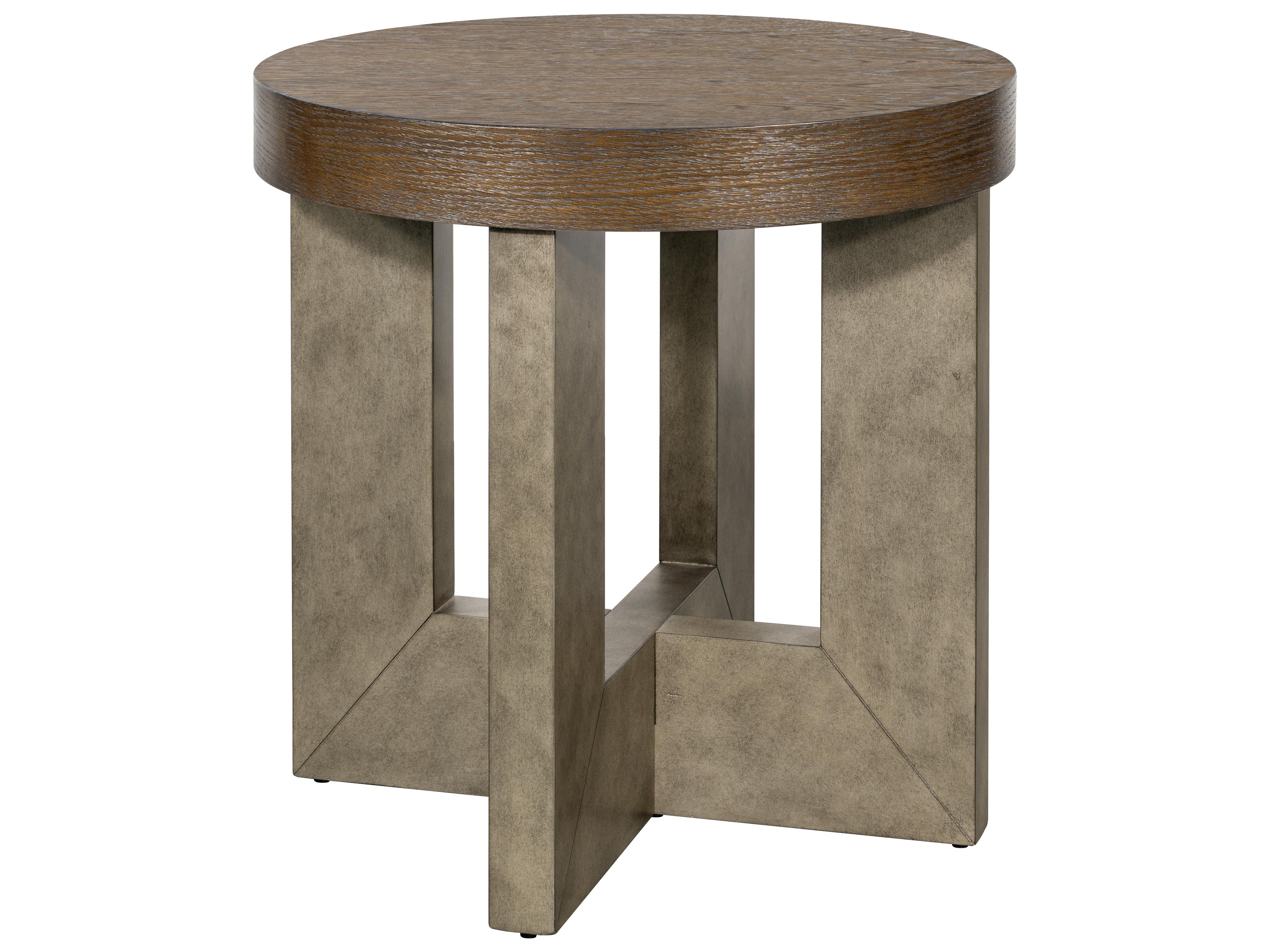 Nova Round Wood End Table