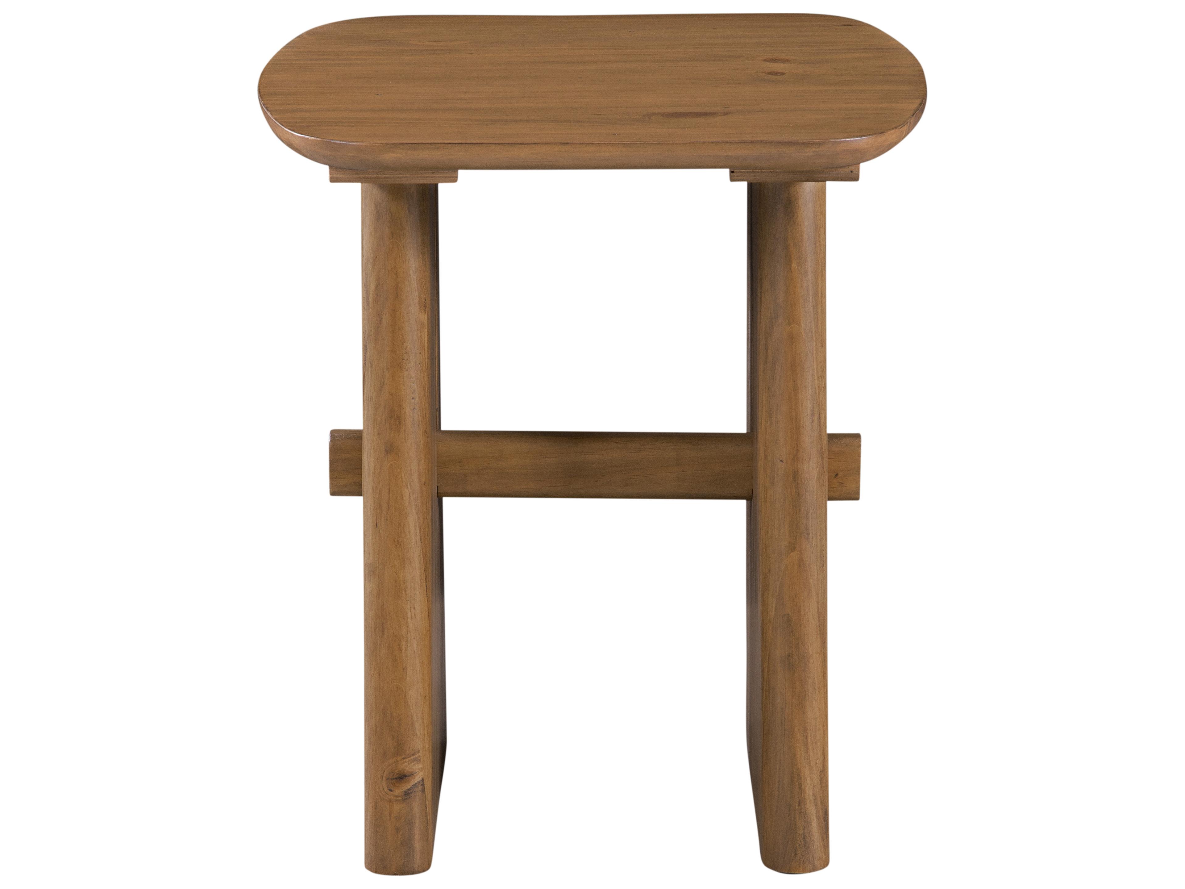 Bassett Mirror Knox Square Wood End Table