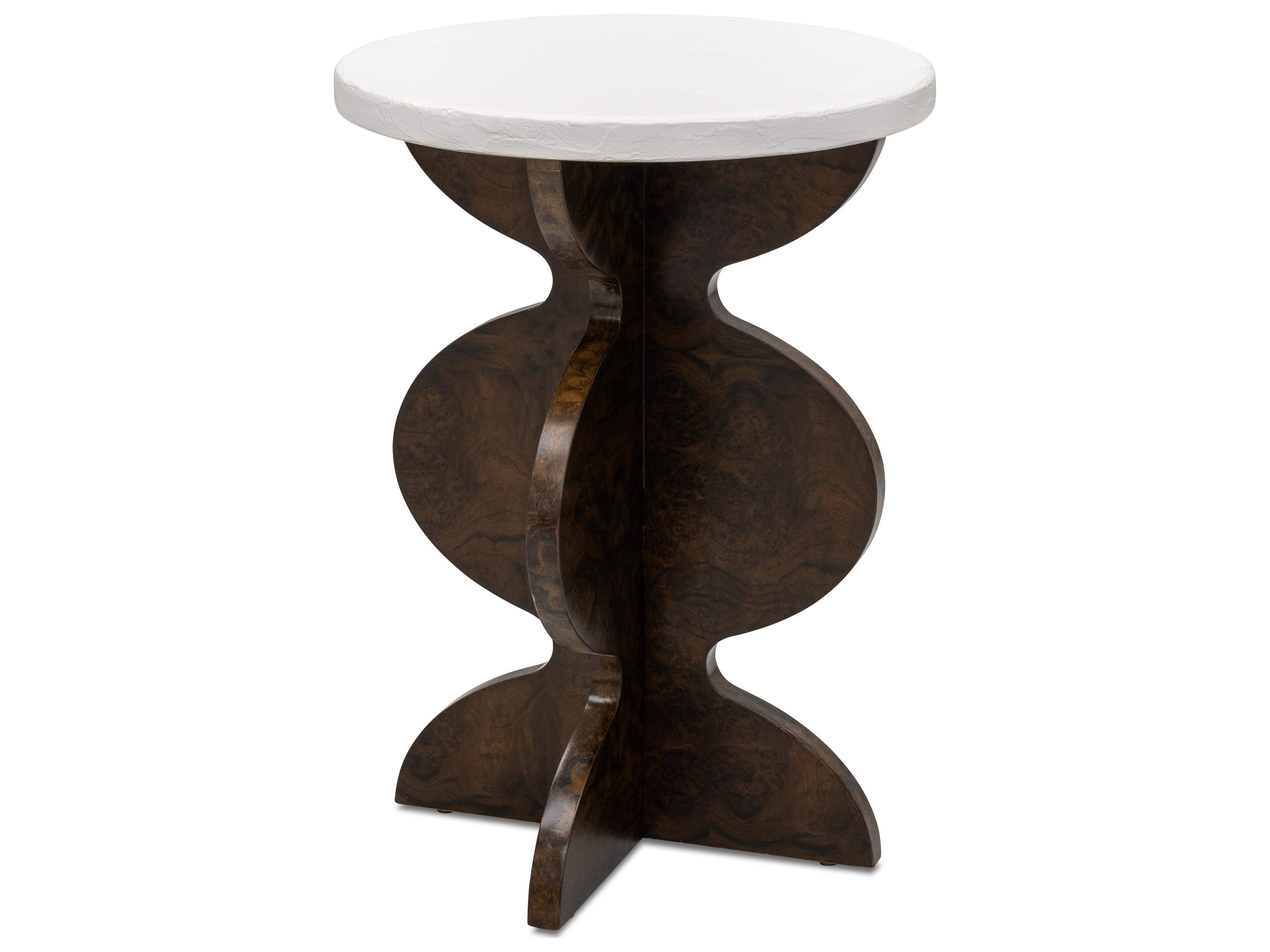 Paloma Round Stone End Table