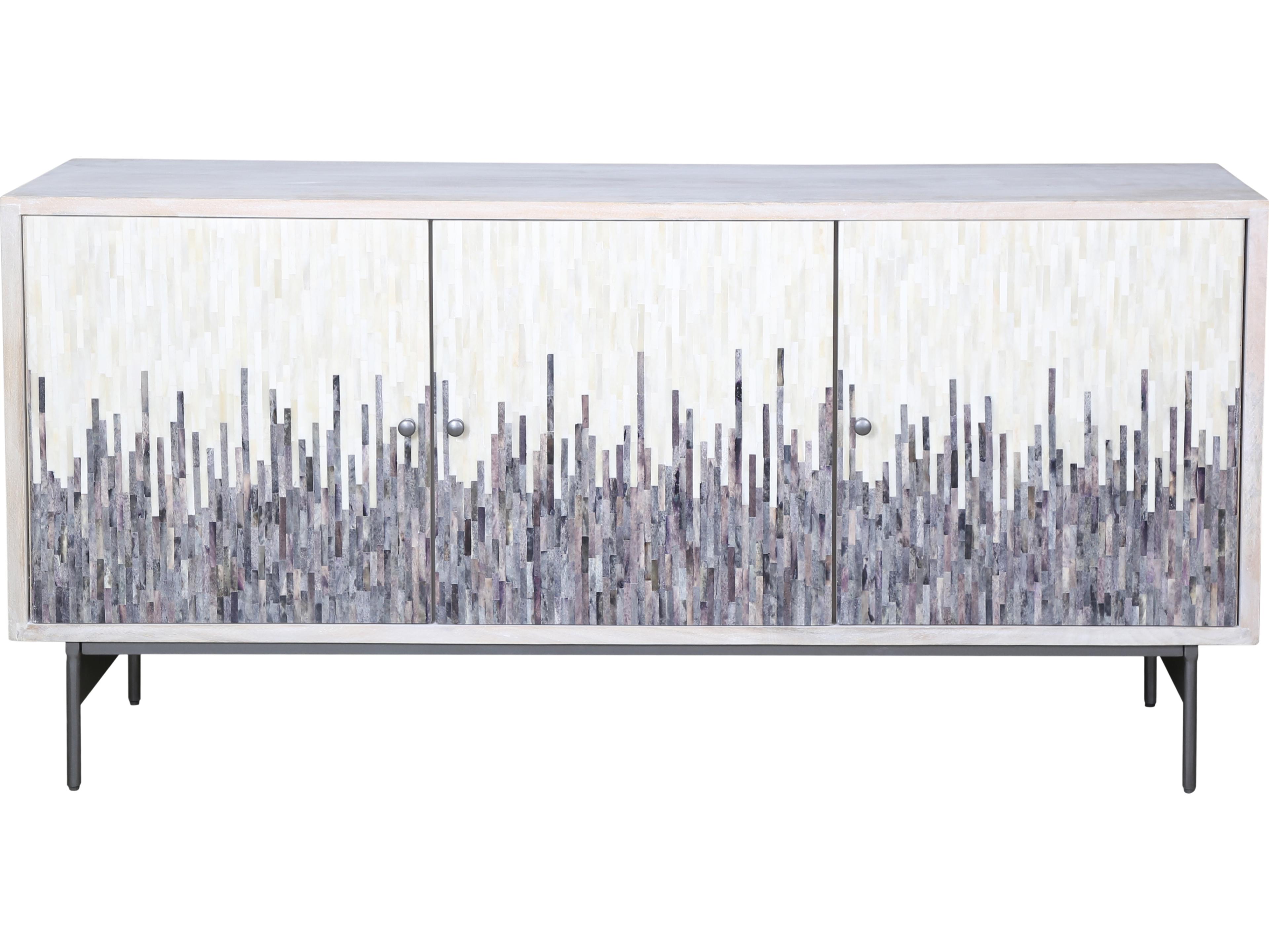 Bassett Mirror 66" White Sideboard