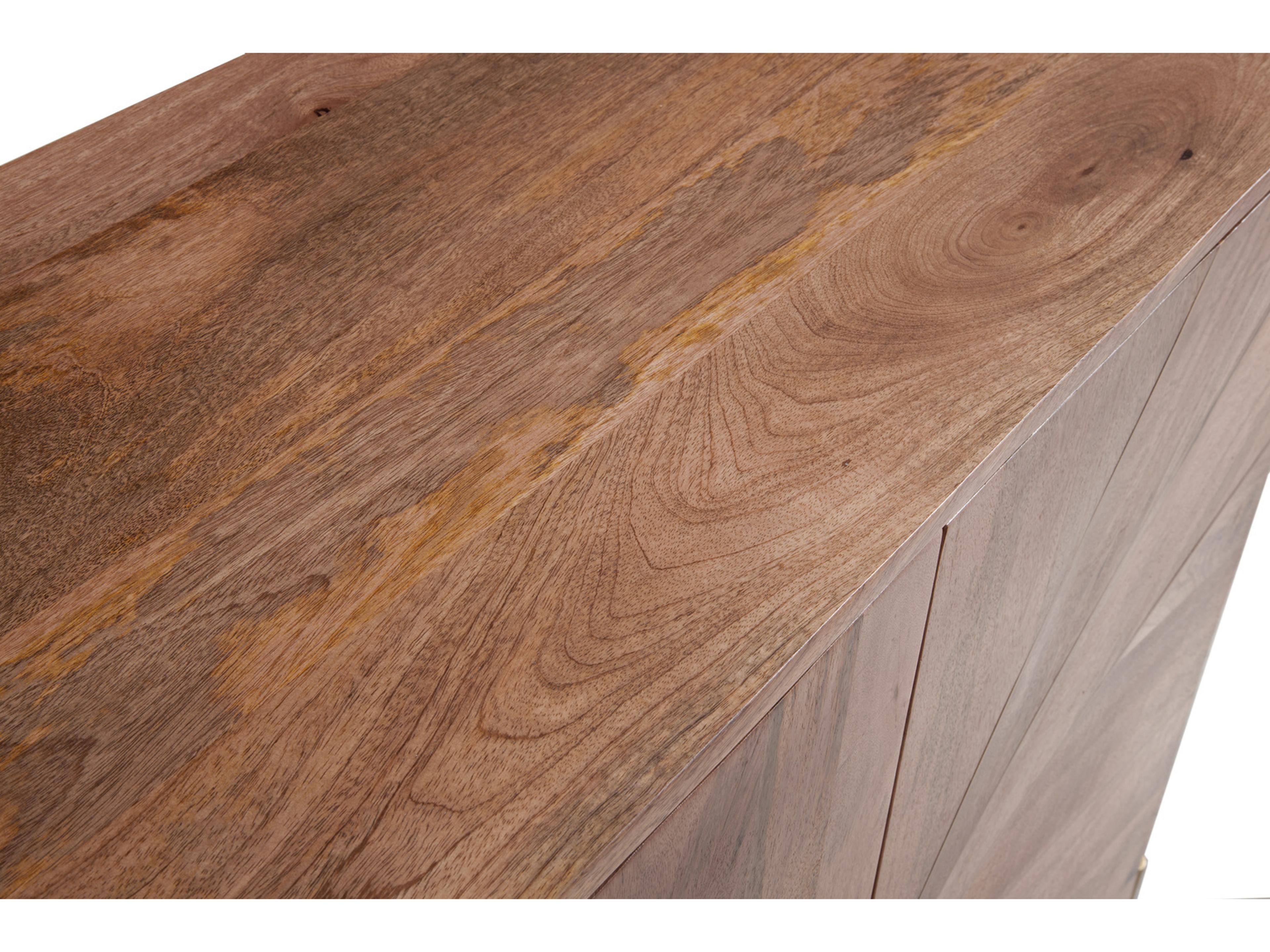 Bassett Mirror Natural Gold Mango Wood Accent Chest