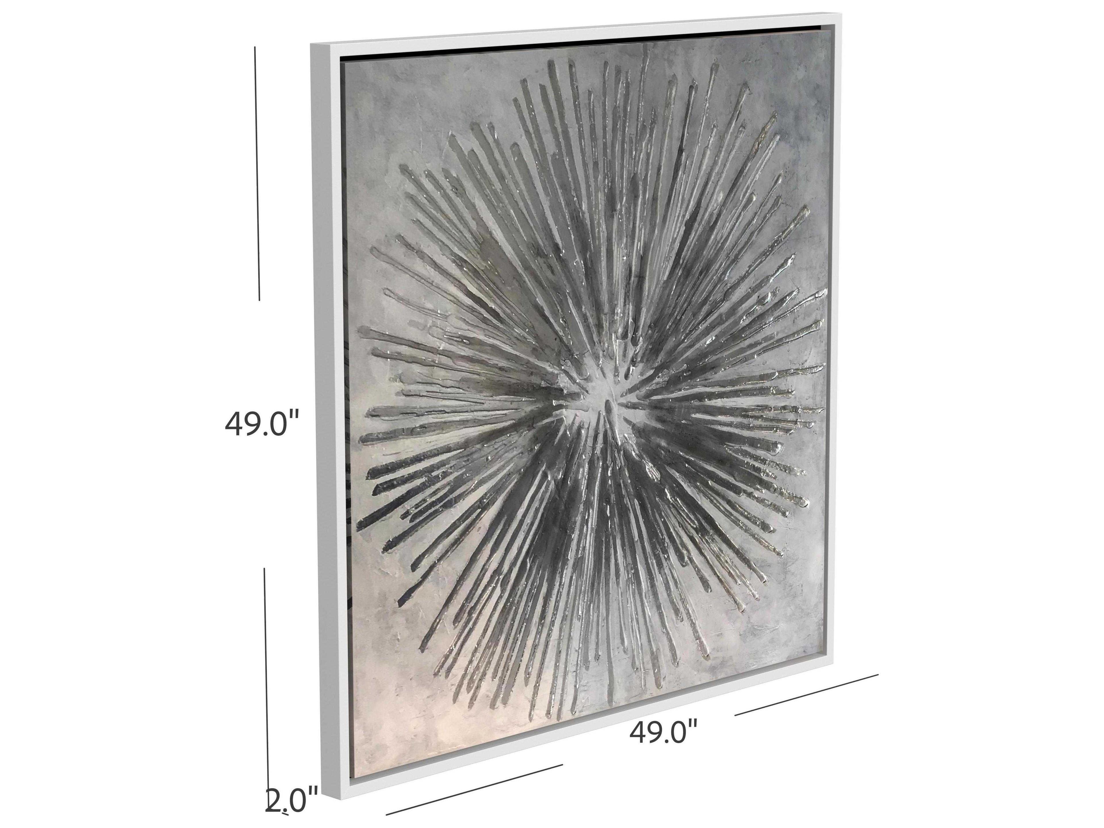 Bassett Mirror Energy Burst Canvas Wall Art