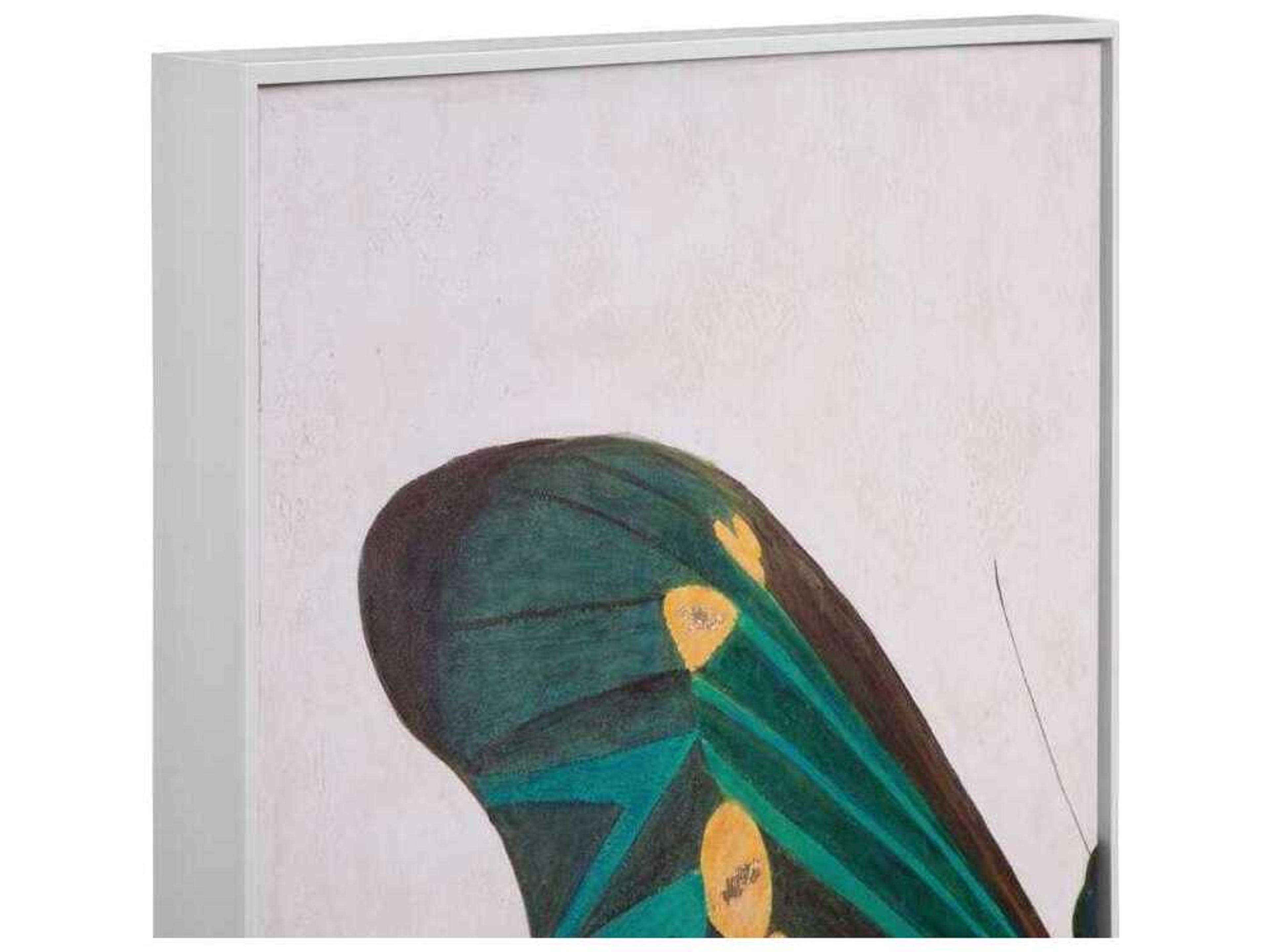 Bassett Mirror 31" Blue Butterfly WingsWall Art 2 Piece Set