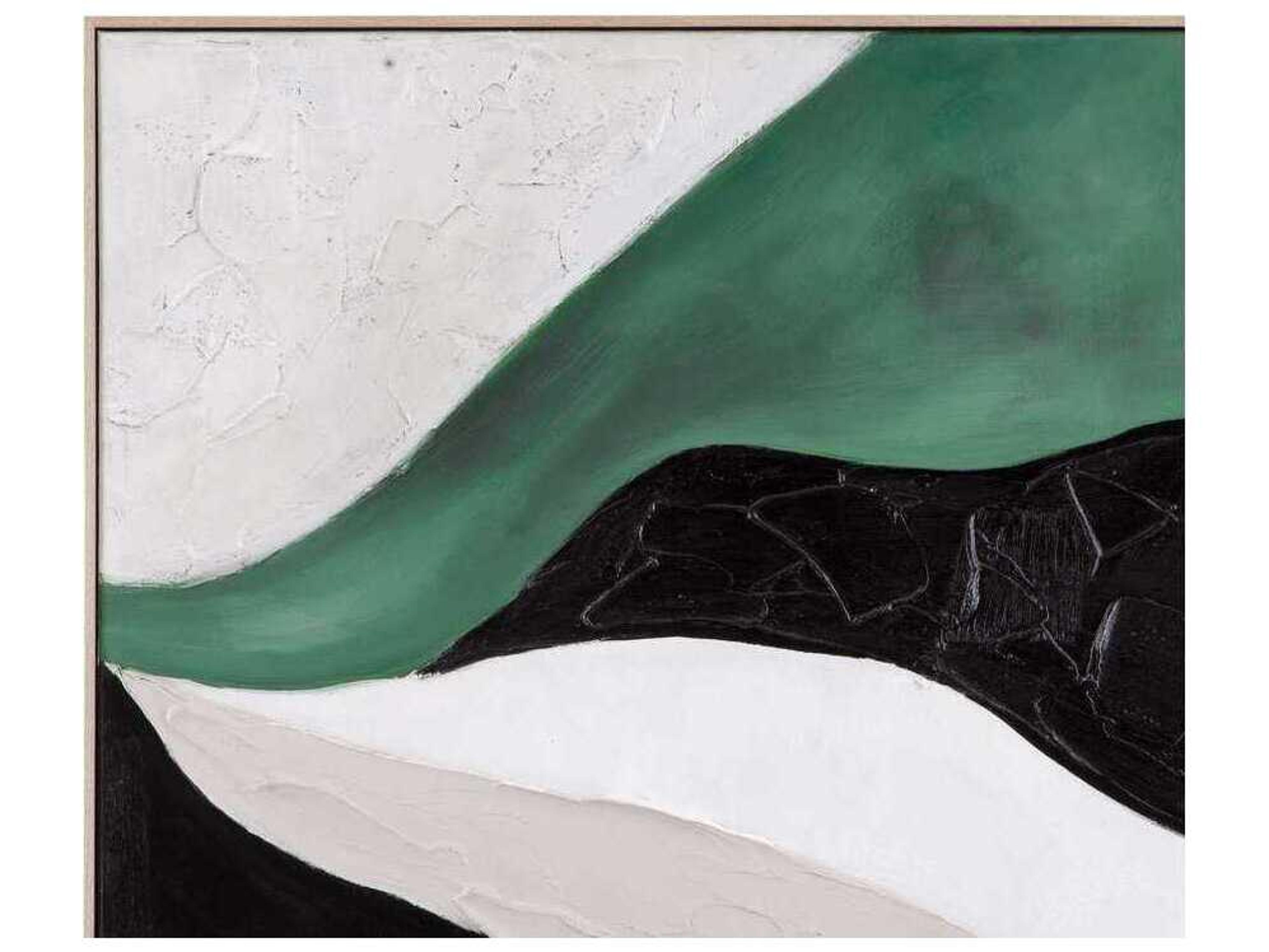 Bassett Mirror 40" Green IlluminateWall Art 2 Piece Set