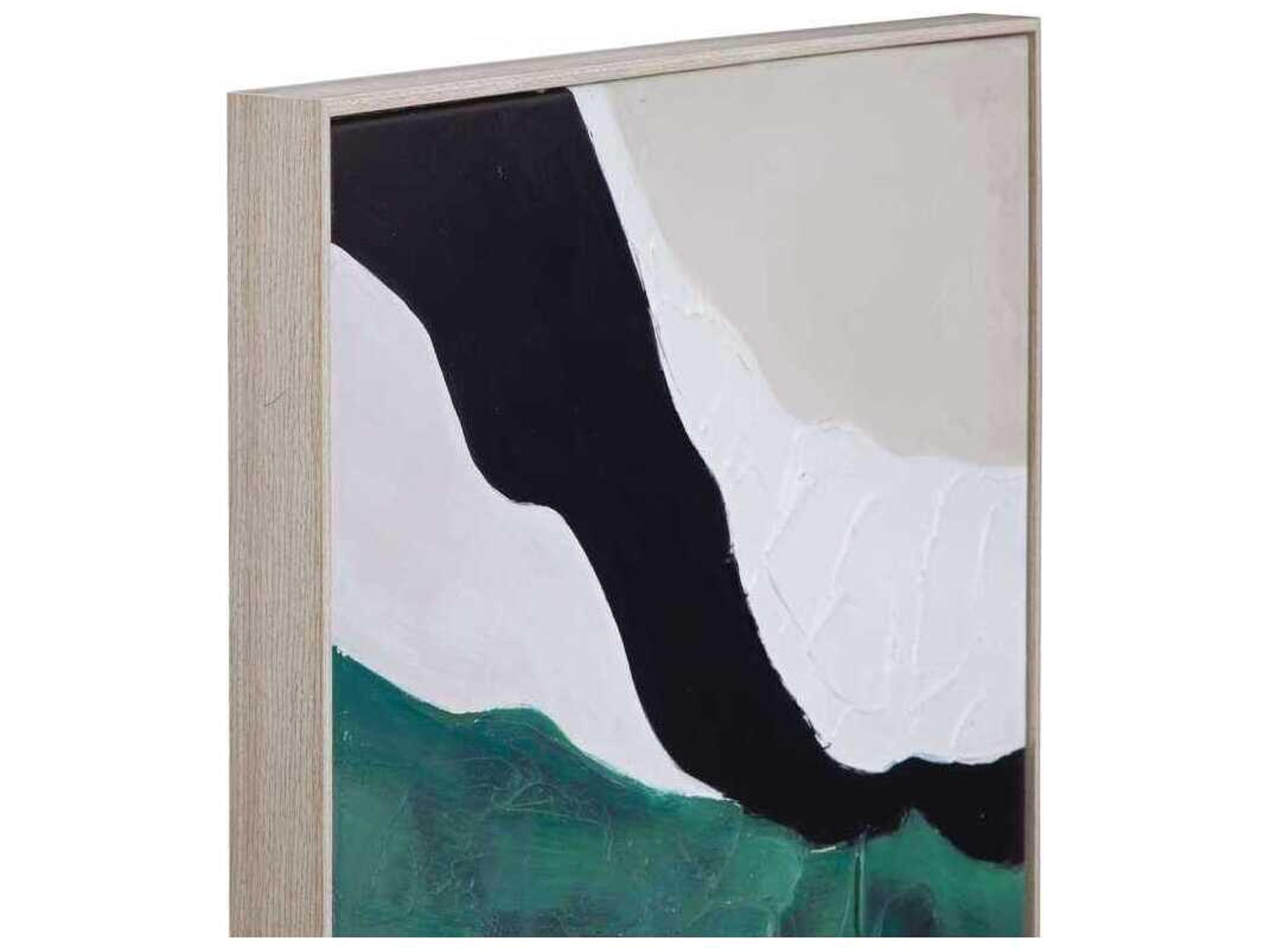 Bassett Mirror 40" Green IlluminateWall Art 2 Piece Set