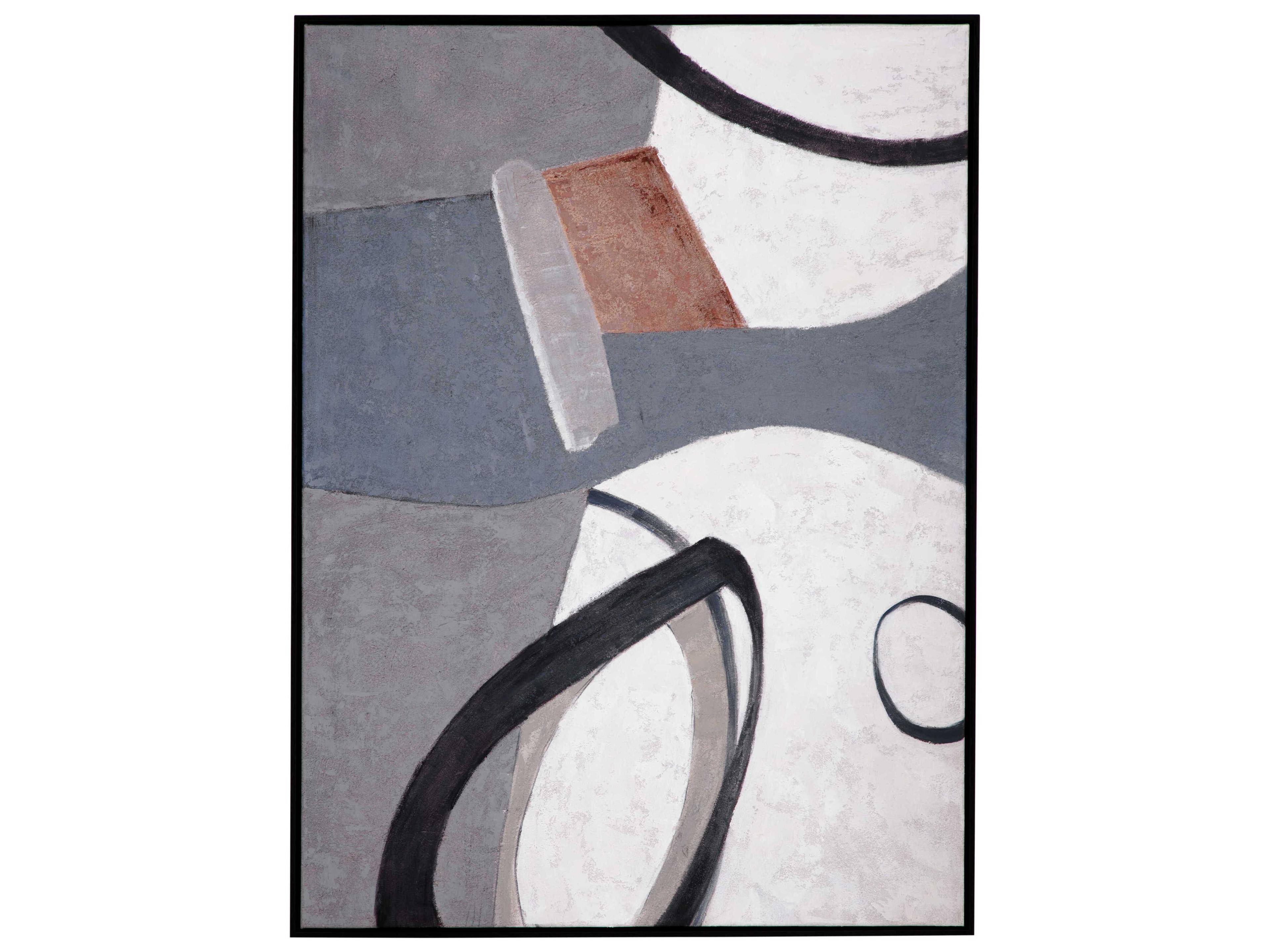 Bassett Mirror 36" Gray Sumter Canvas Art