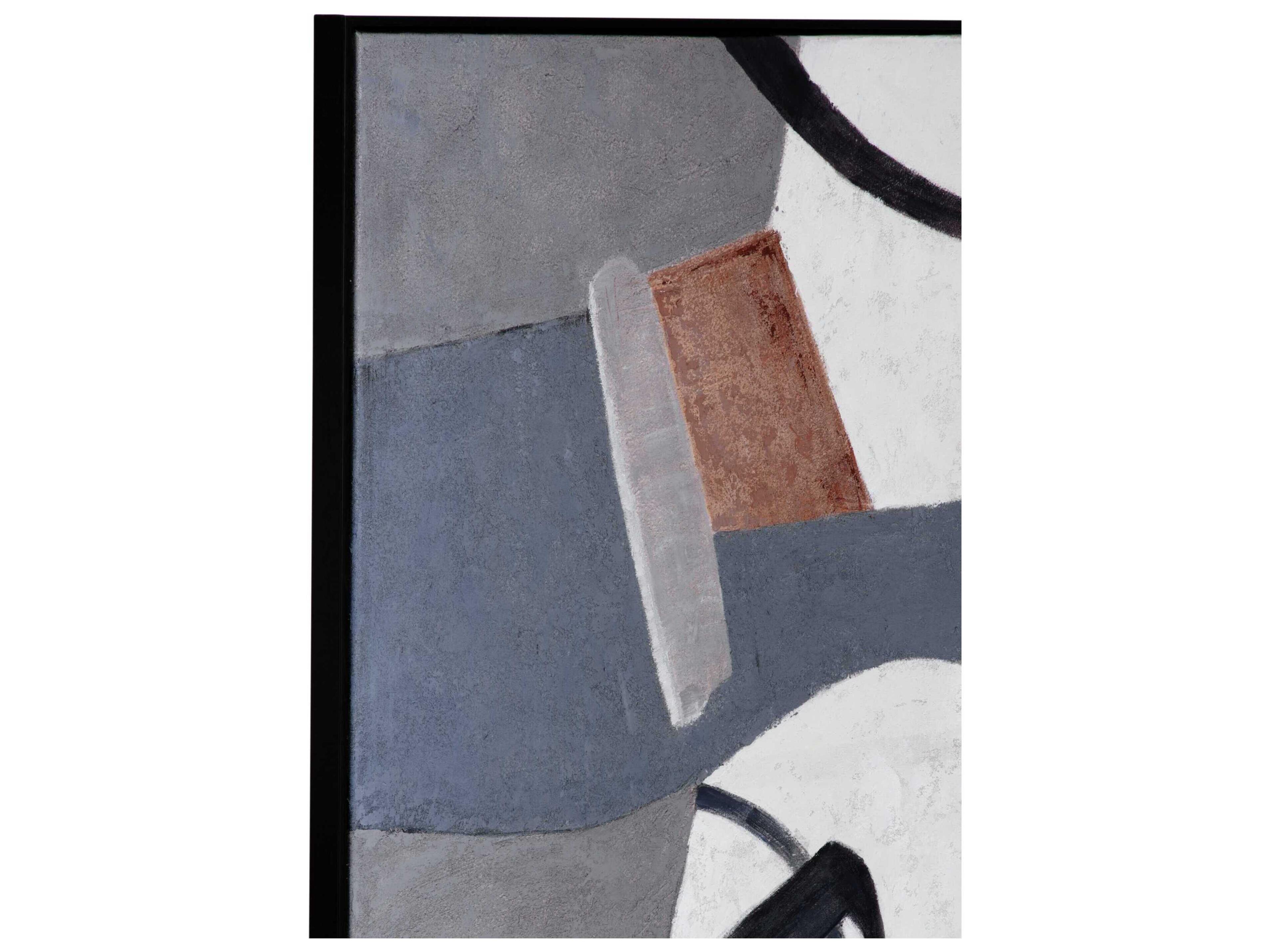 Bassett Mirror 36" Gray Sumter Canvas Art