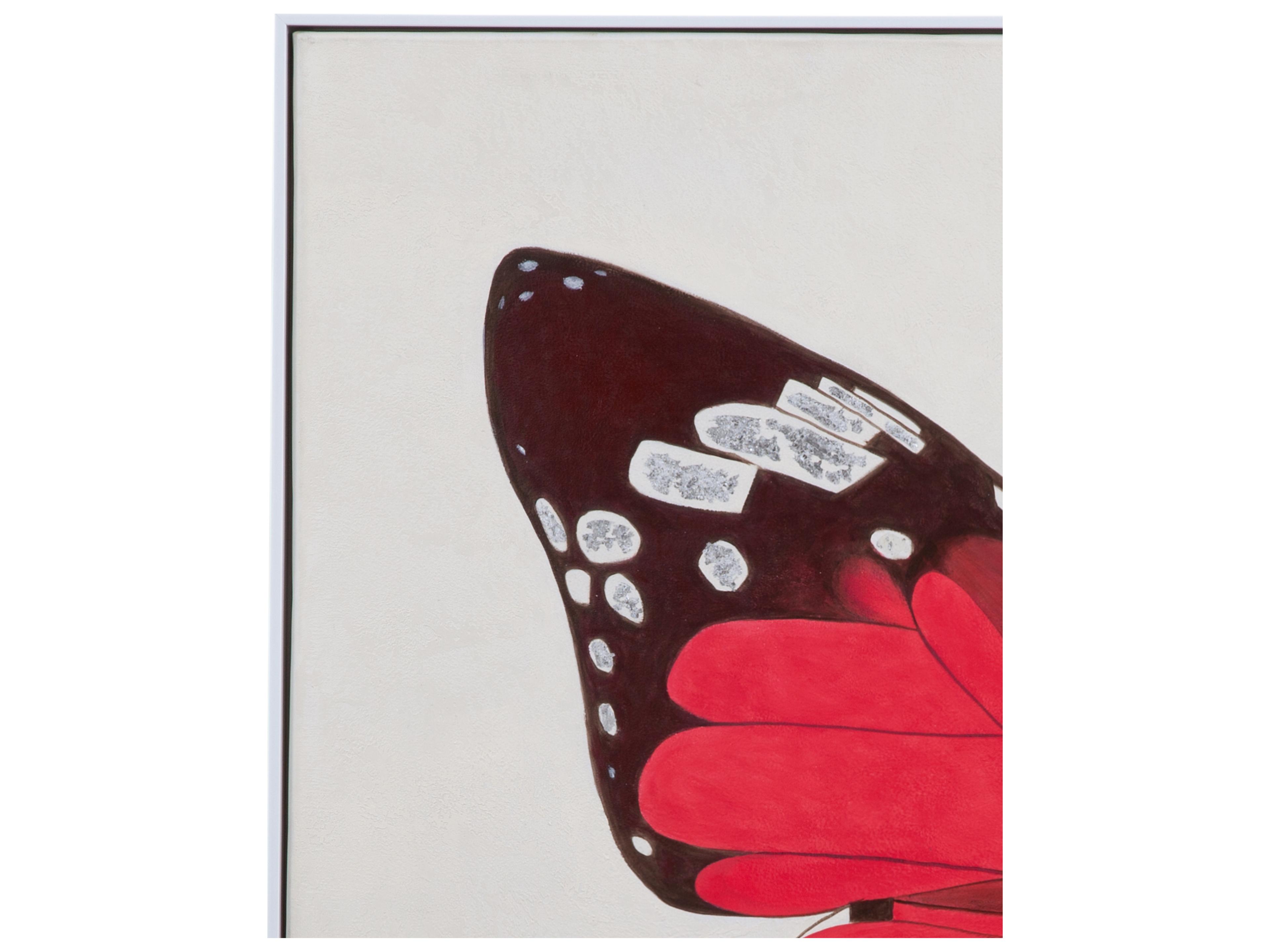 Bassett Mirror Butterfly Framed Canvas Set of 2
