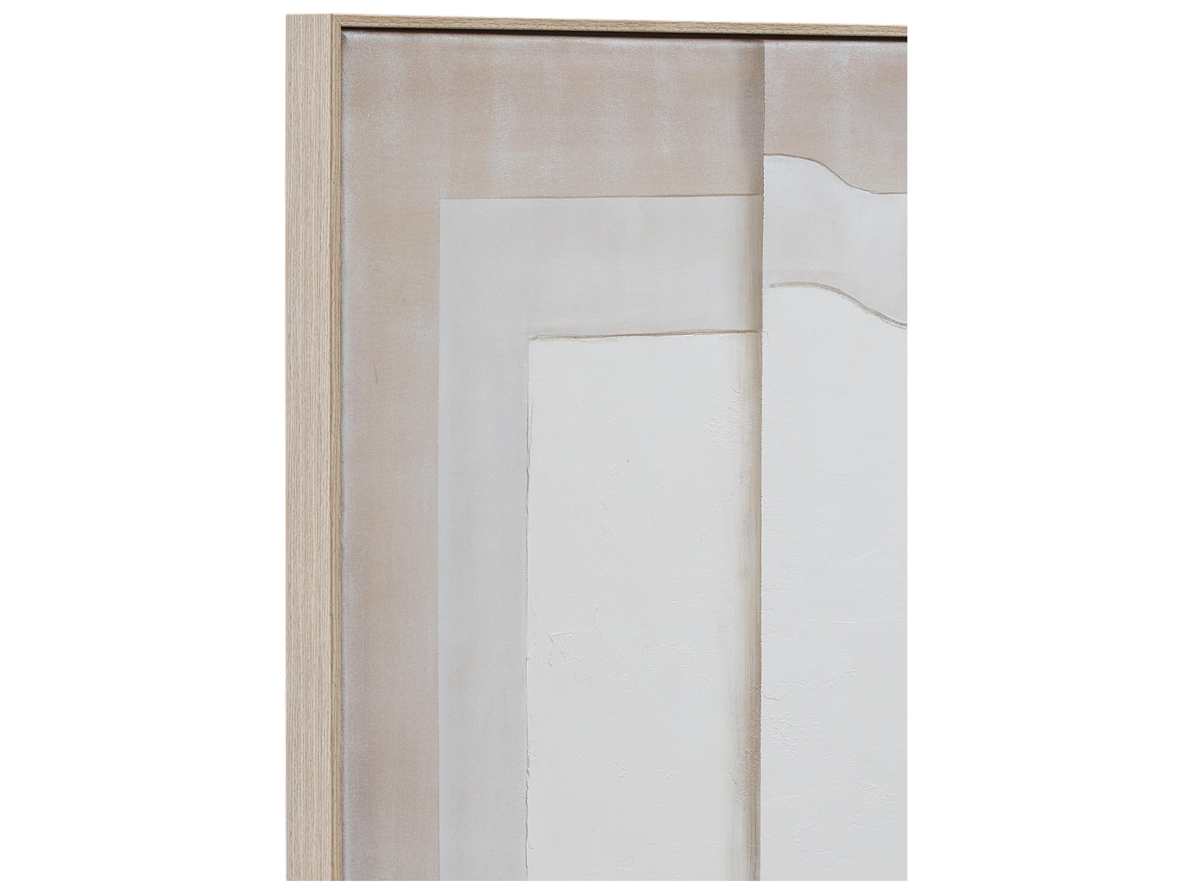 Bassett Mirror Fold-II Framed Canvas Wall Art