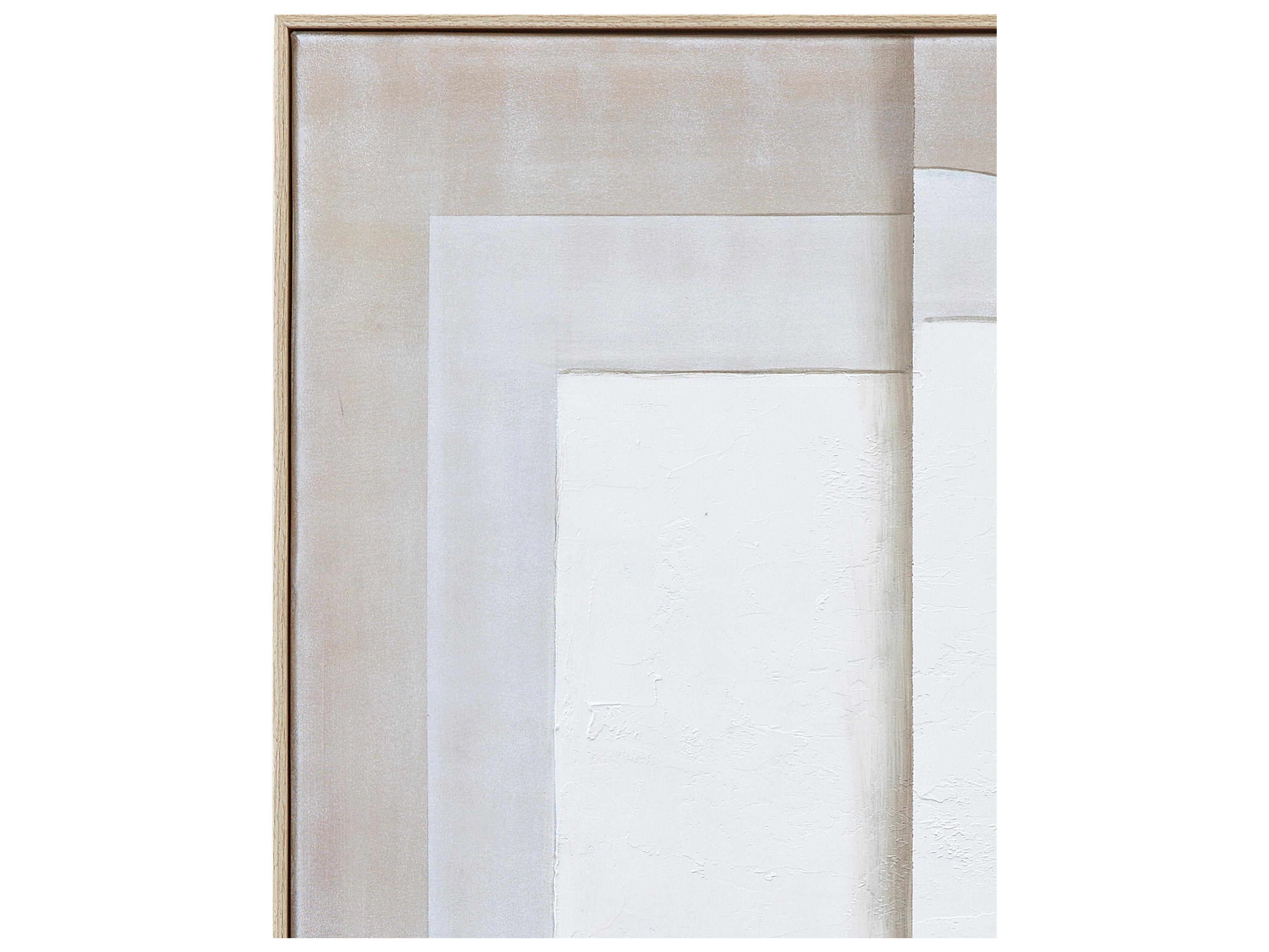 Bassett Mirror Fold-II Framed Canvas Wall Art