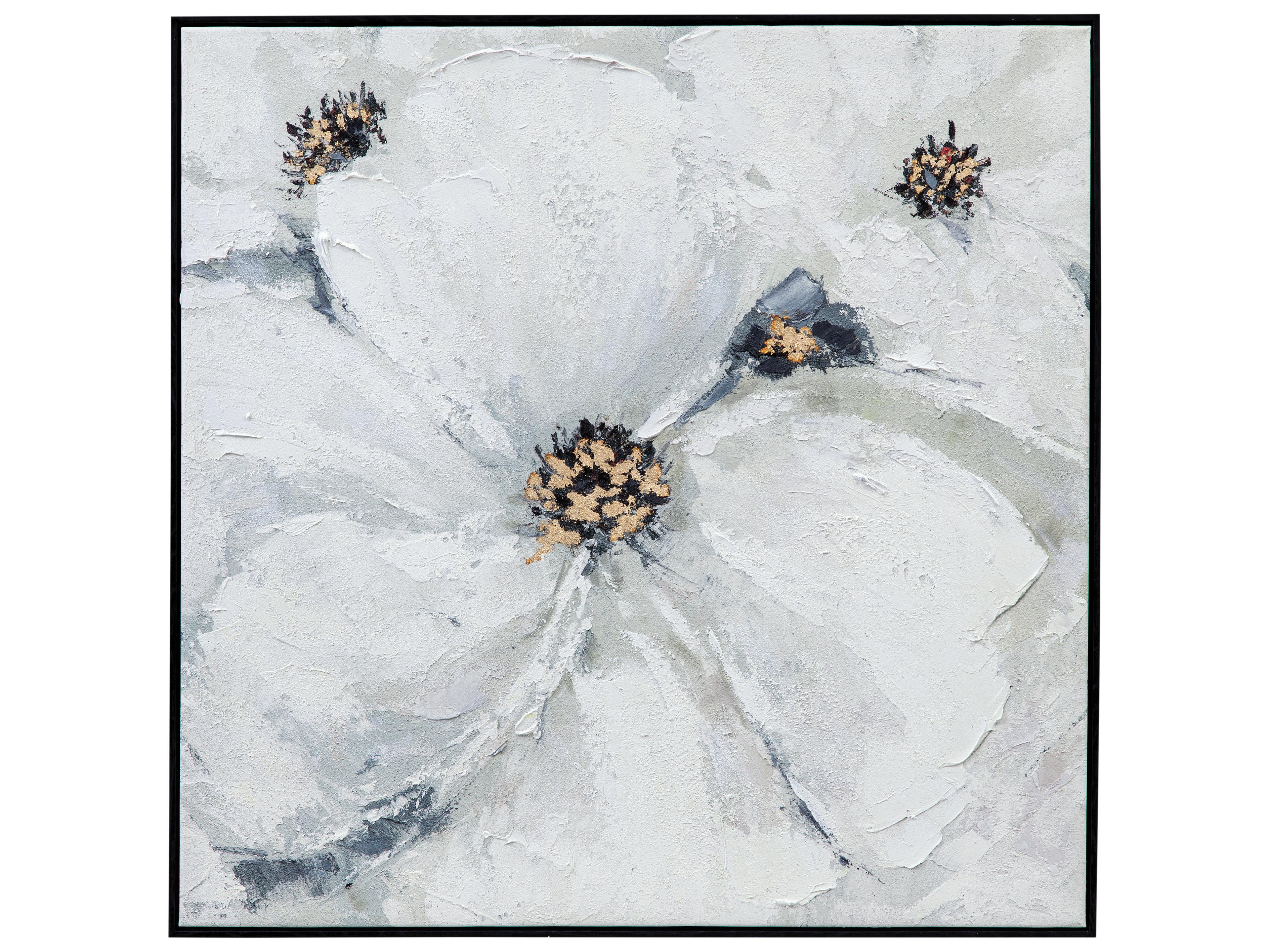 Bassett Mirror Dogwood Framed Canvas Wall Art