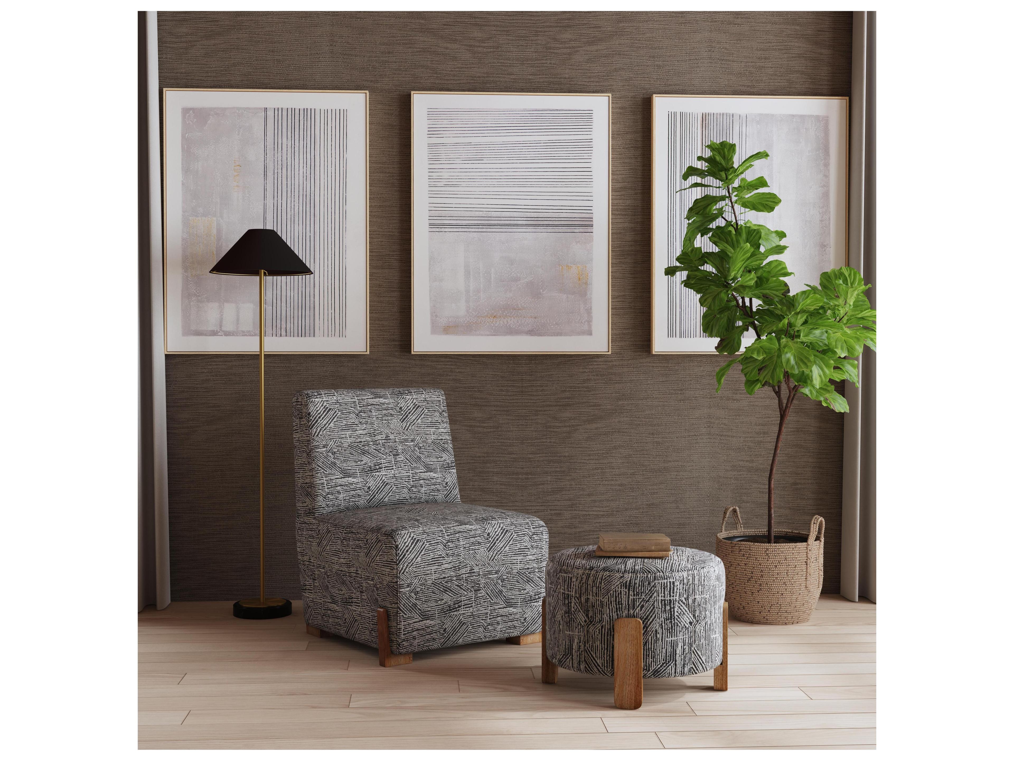 Bassett Mirror Razi Framed Canvas Set of 3