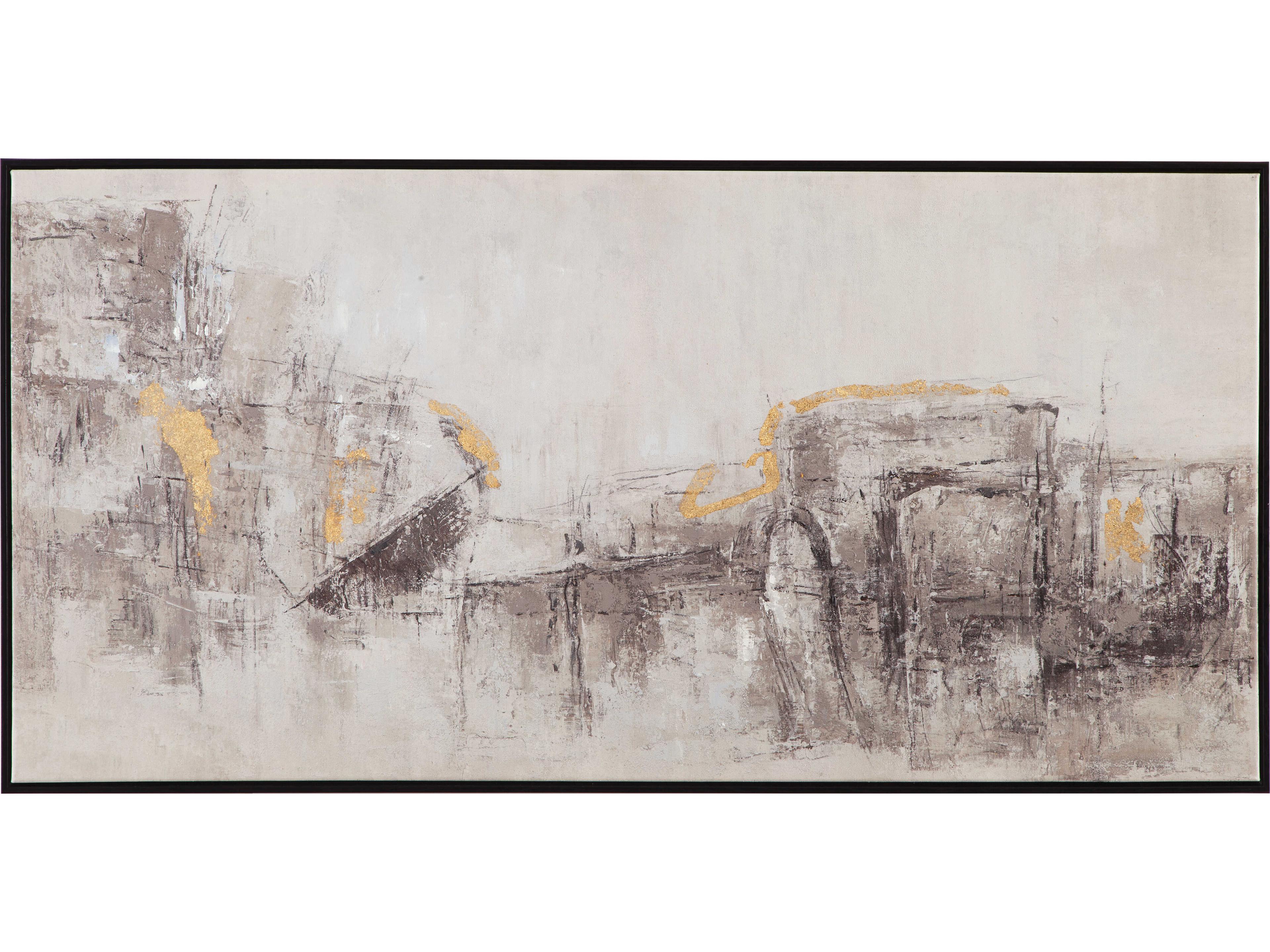 Bassett Mirror About Town Framed Canvas Wall Art