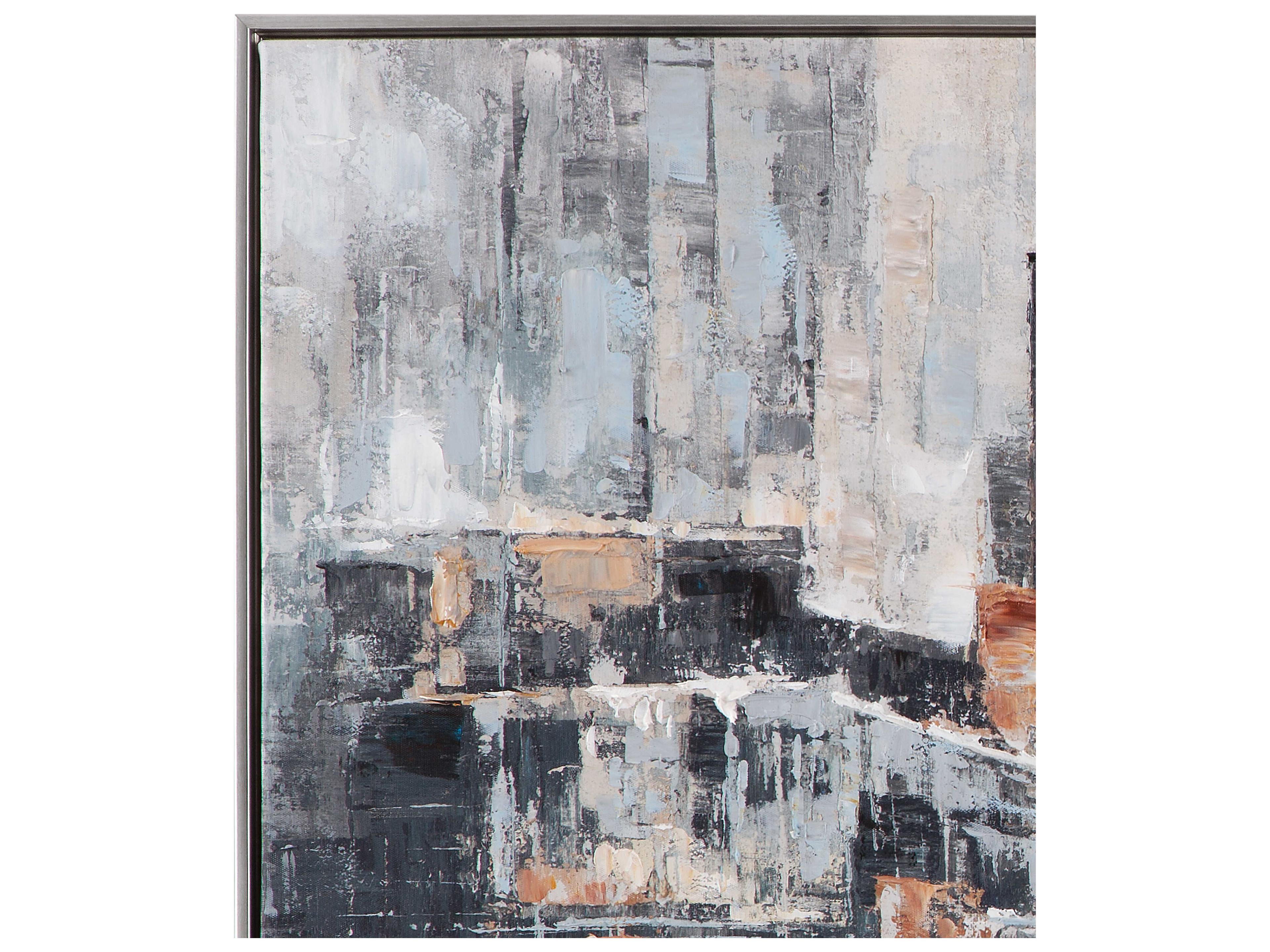 Bassett Mirror City Scape Framed Canvas Wall Art