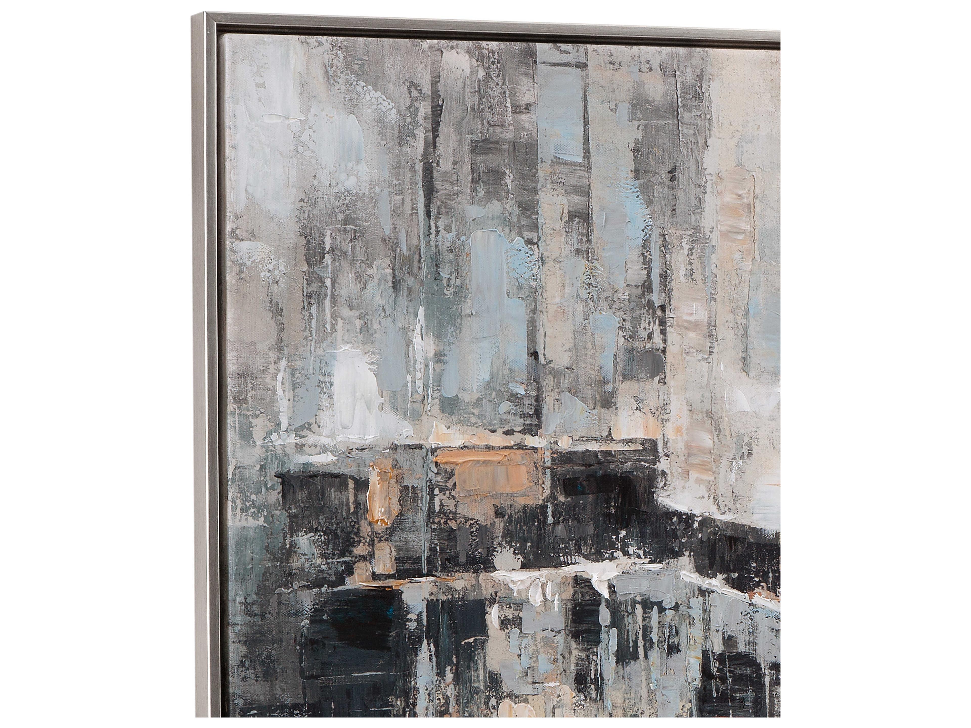 Bassett Mirror City Scape Framed Canvas Wall Art