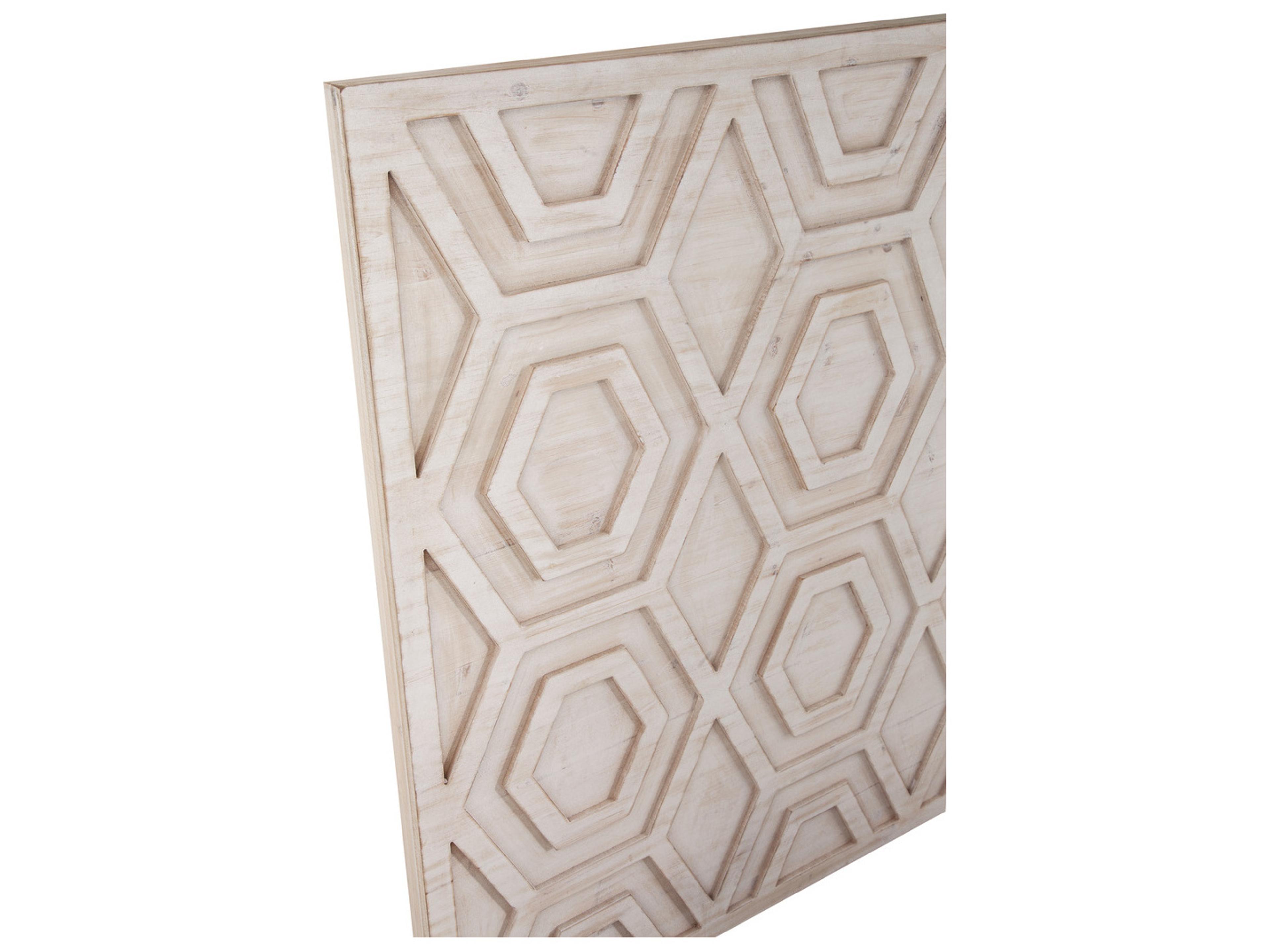 Bassett Mirror 3 Dimensional Geometric Wood Wall Art