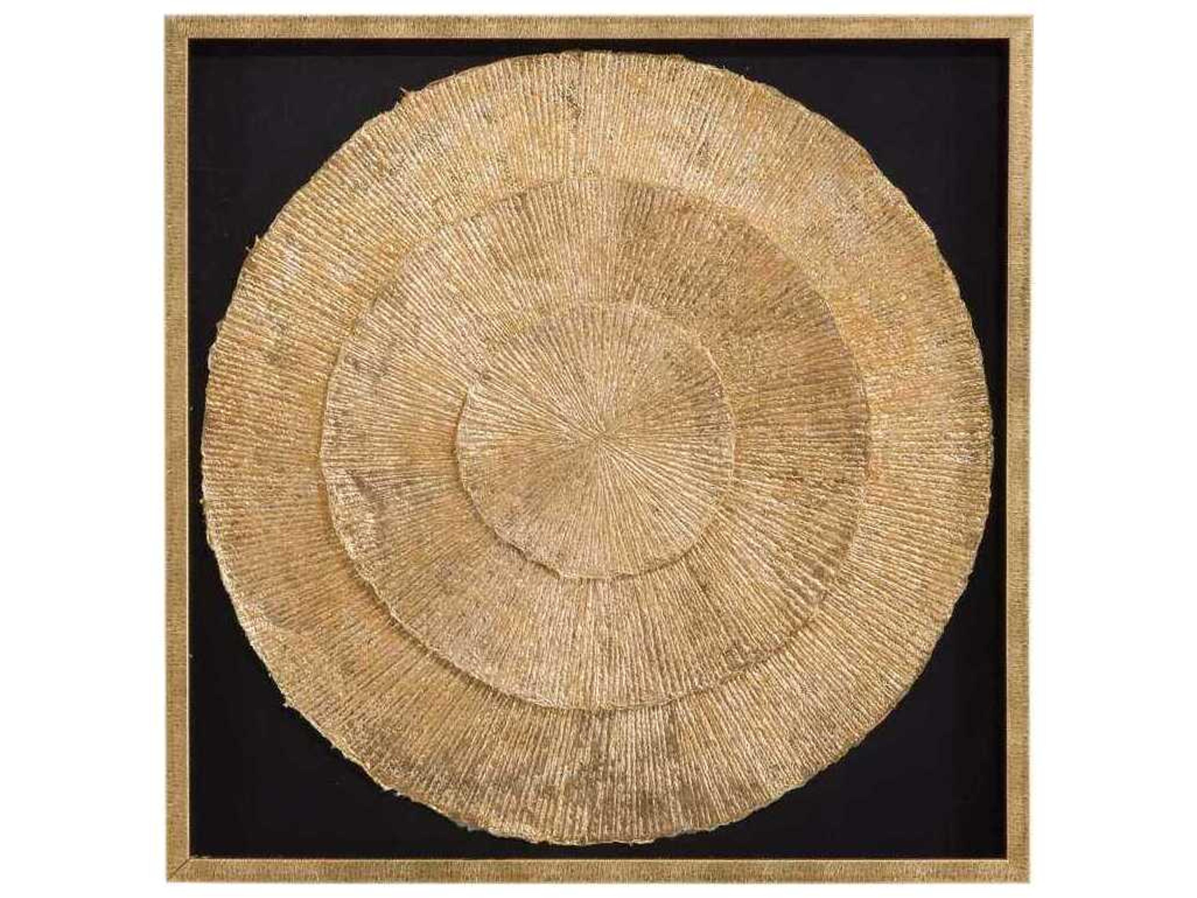 36" Black Ophelia Wall Art