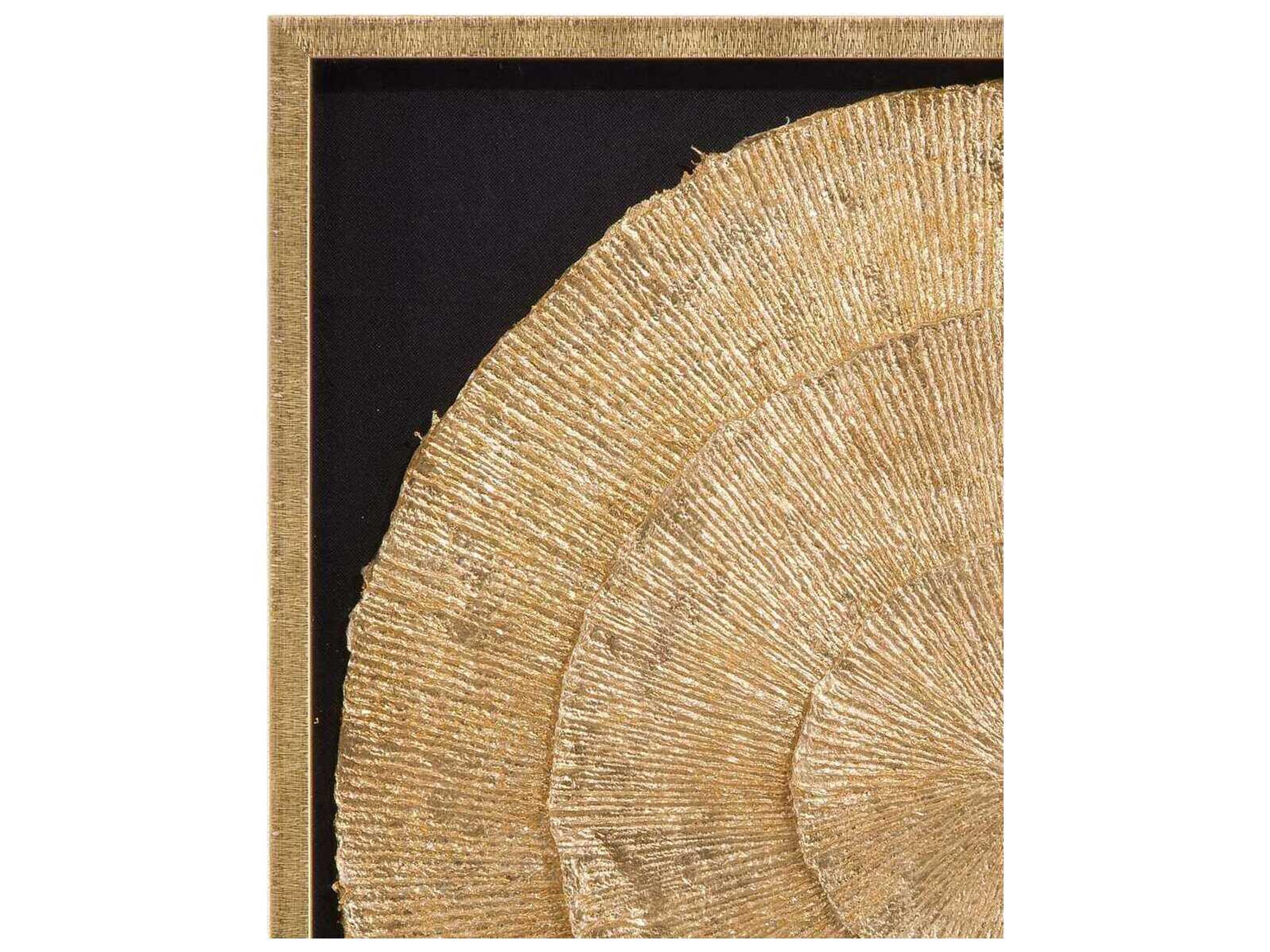 Bassett Mirror 36" Black Ophelia Wall Art