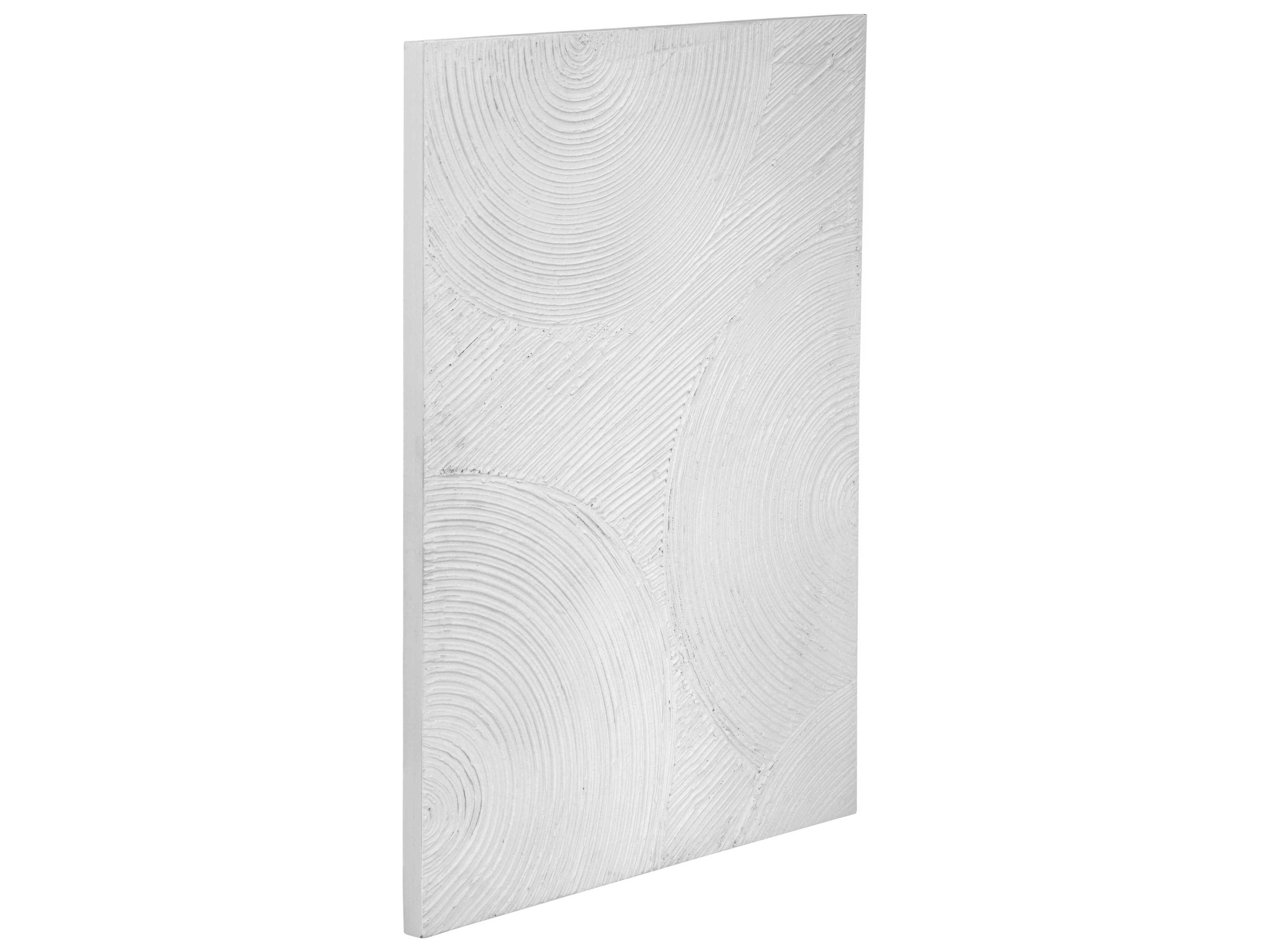 1.13" White Elton Wall Art
