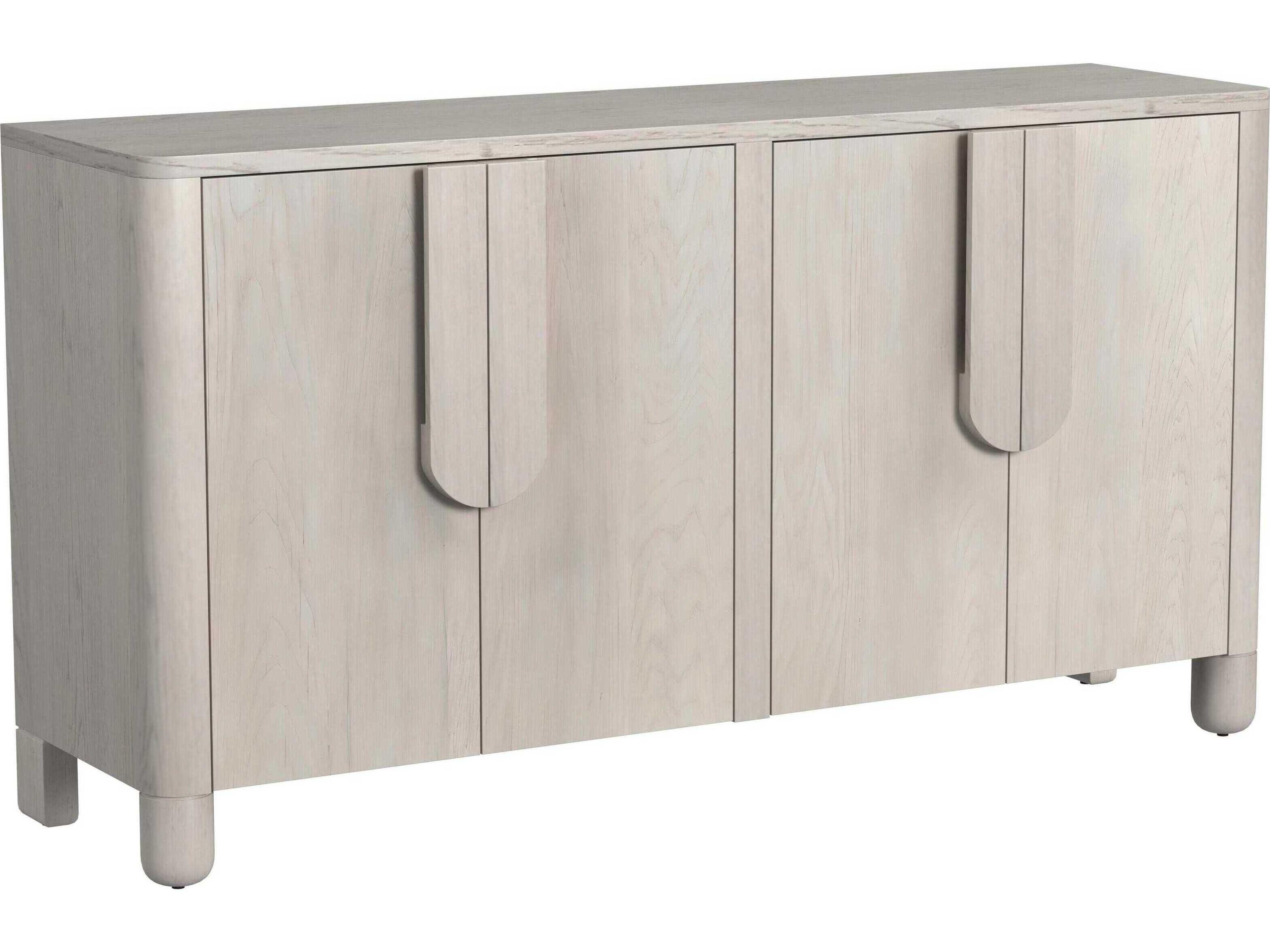 Karina 63" Oak Wood Washed Blonde Sideboard