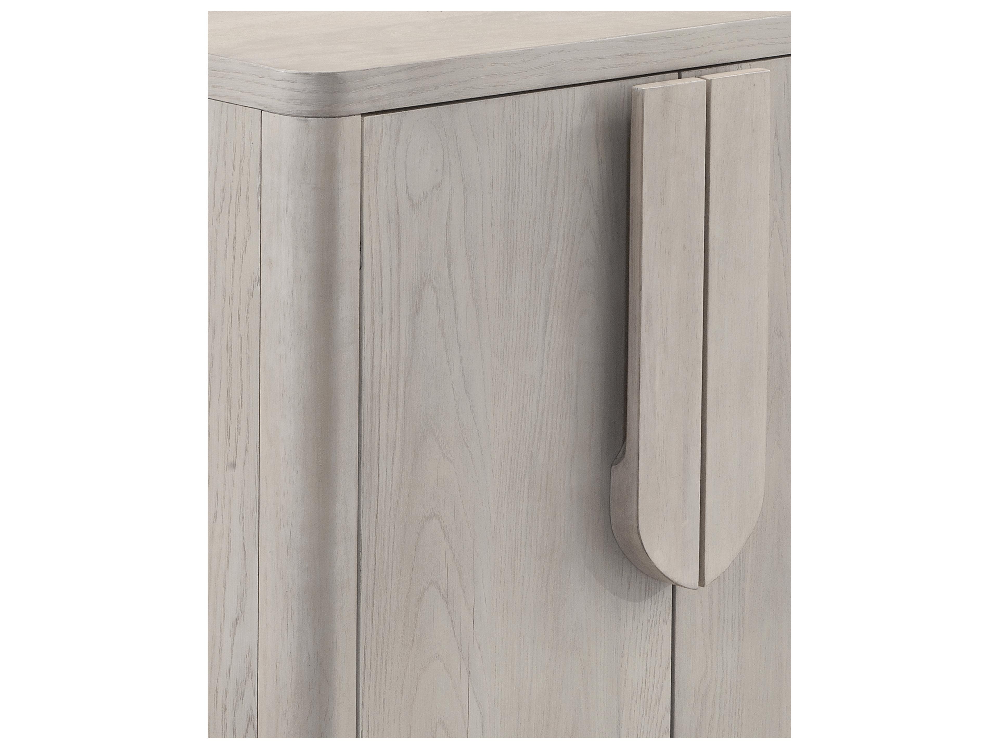 Bassett Mirror Karina 63" Oak Wood Washed Blonde Sideboard