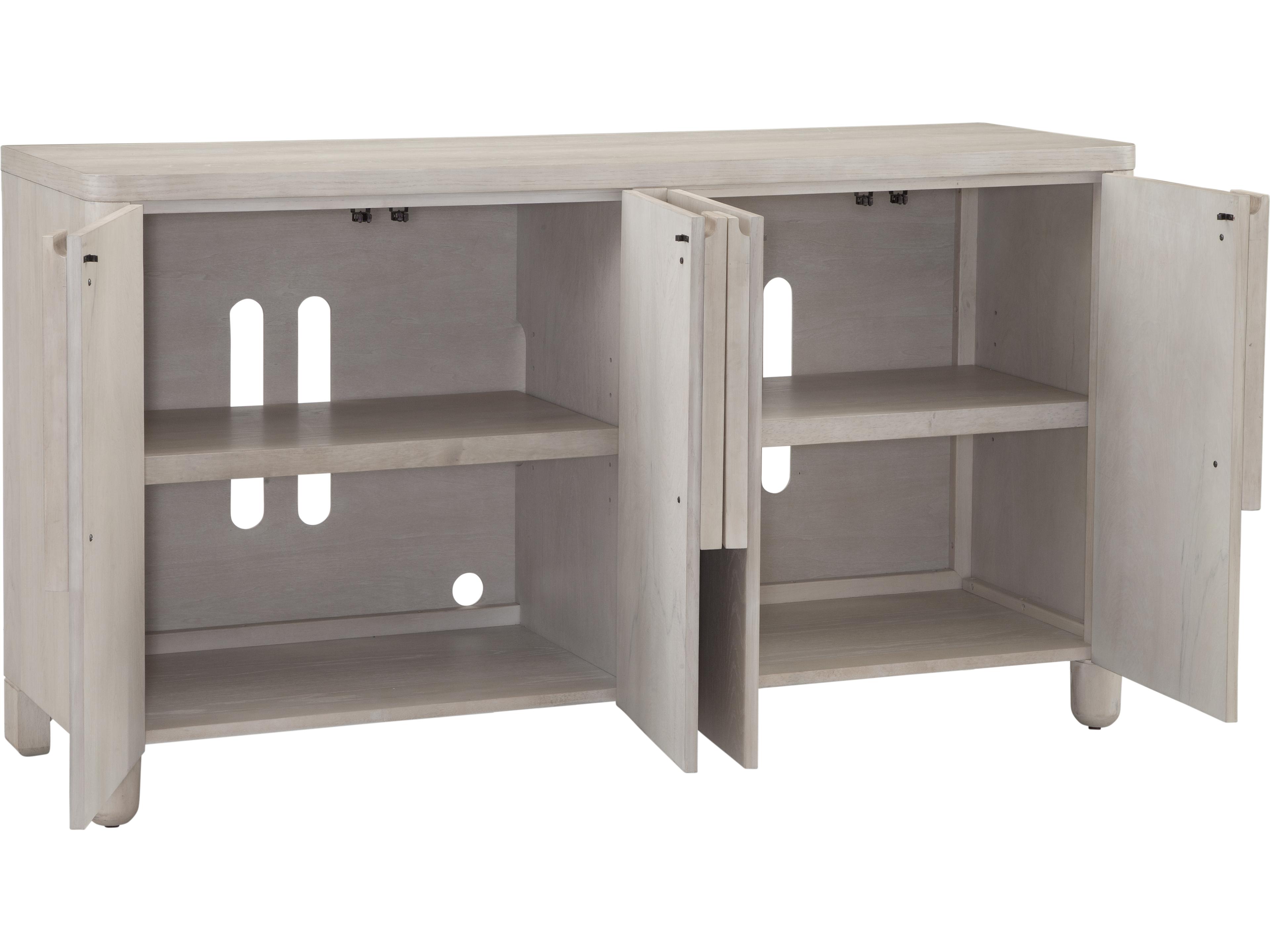 Bassett Mirror Karina 63" Oak Wood Washed Blonde Sideboard