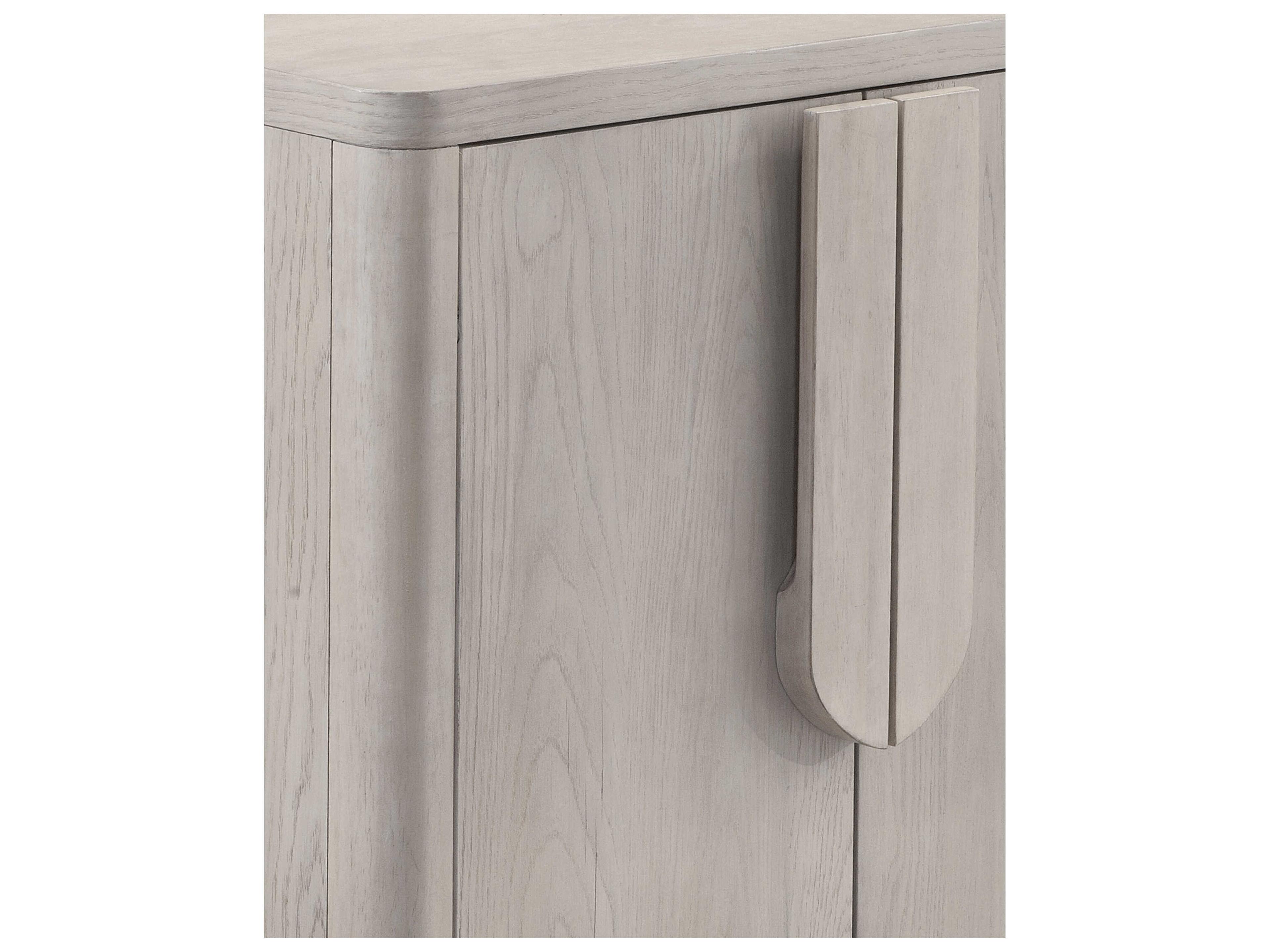 Bassett Mirror Karina 63" Oak Wood Washed Blonde Sideboard