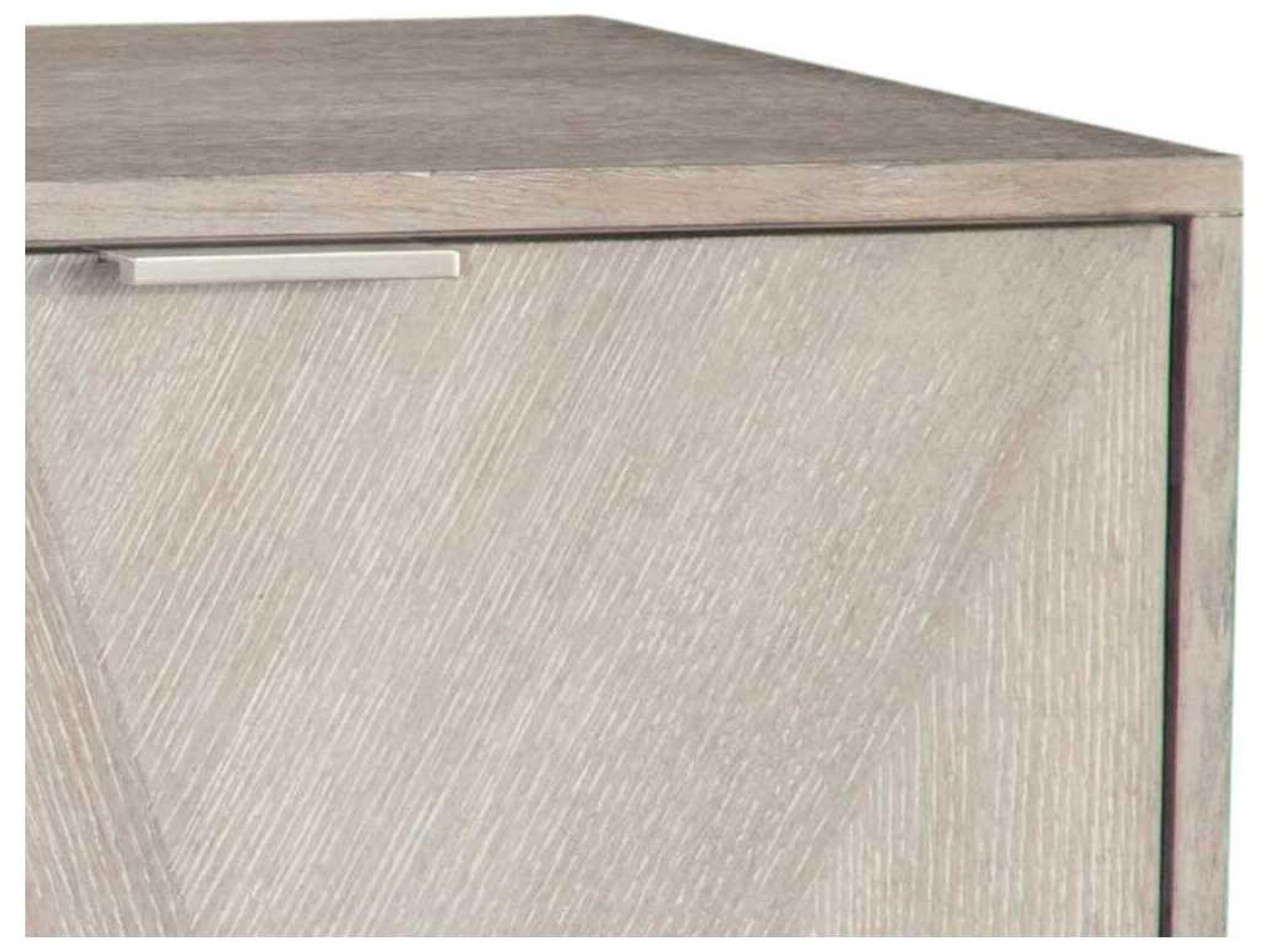 Bassett Mirror Cooper 64" Rubberwood Gray Sideboard