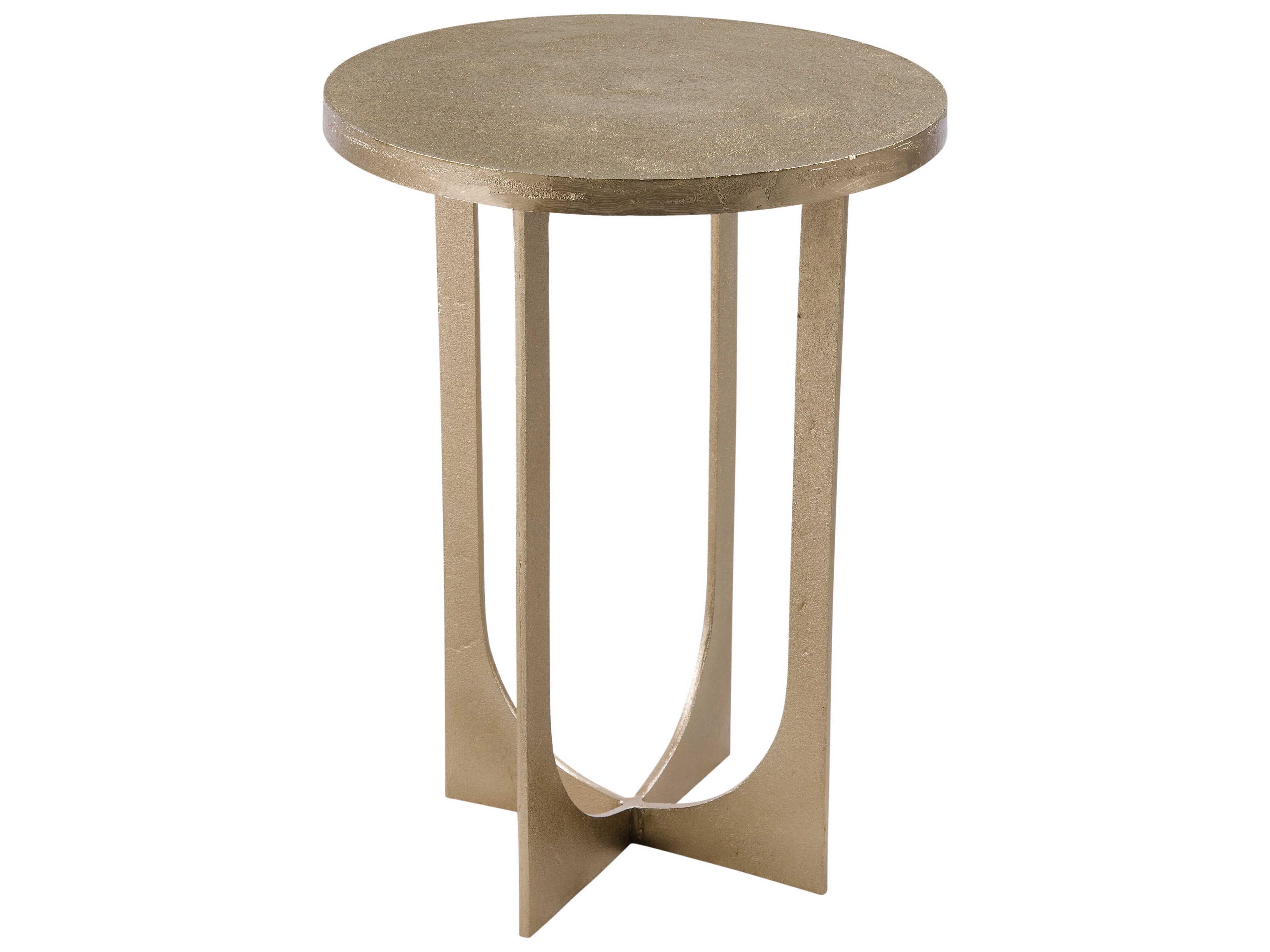 Bassett Mirror Gold Ava Accent Table