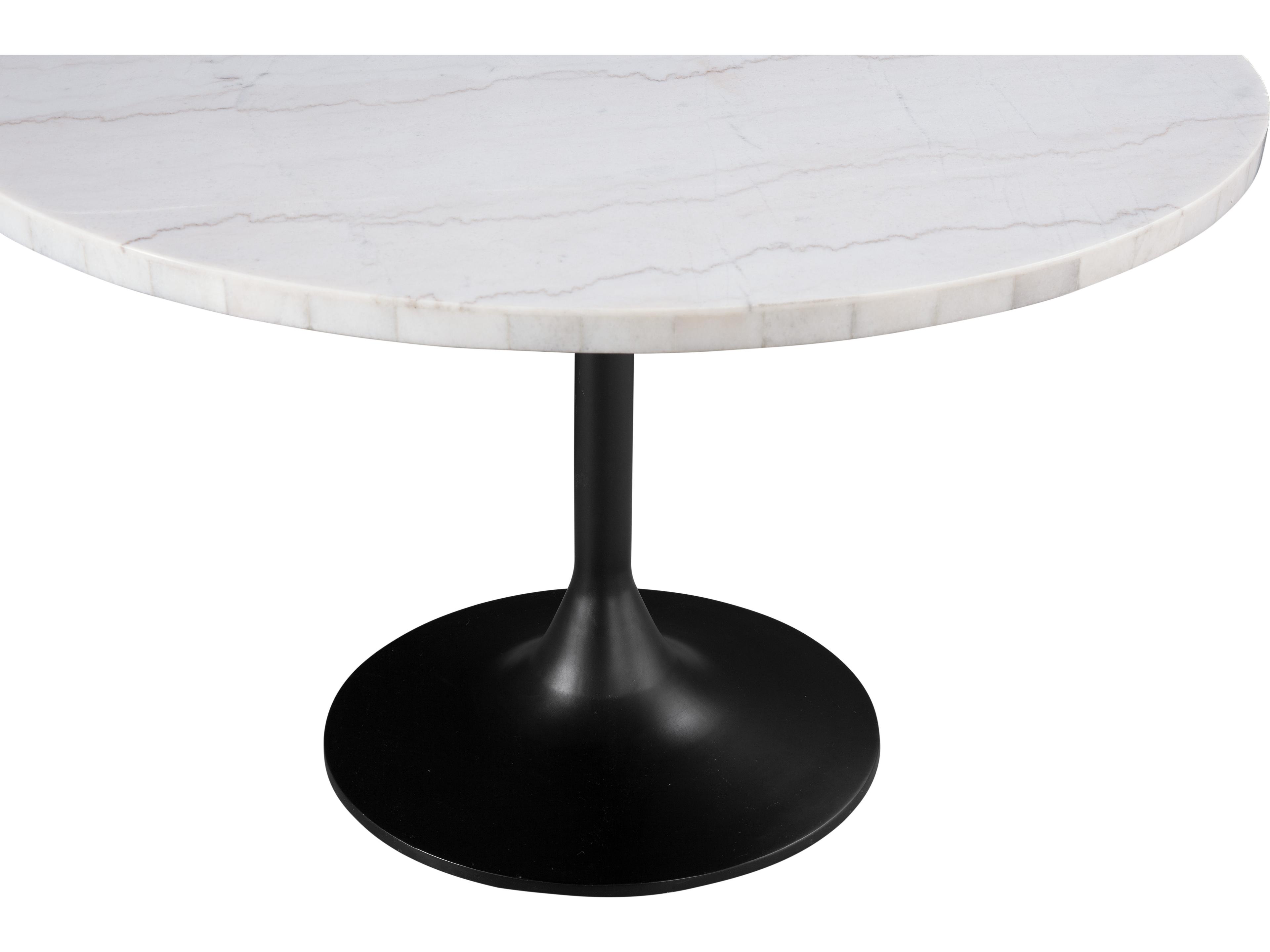 Bassett Mirror Round Marble Dining Table