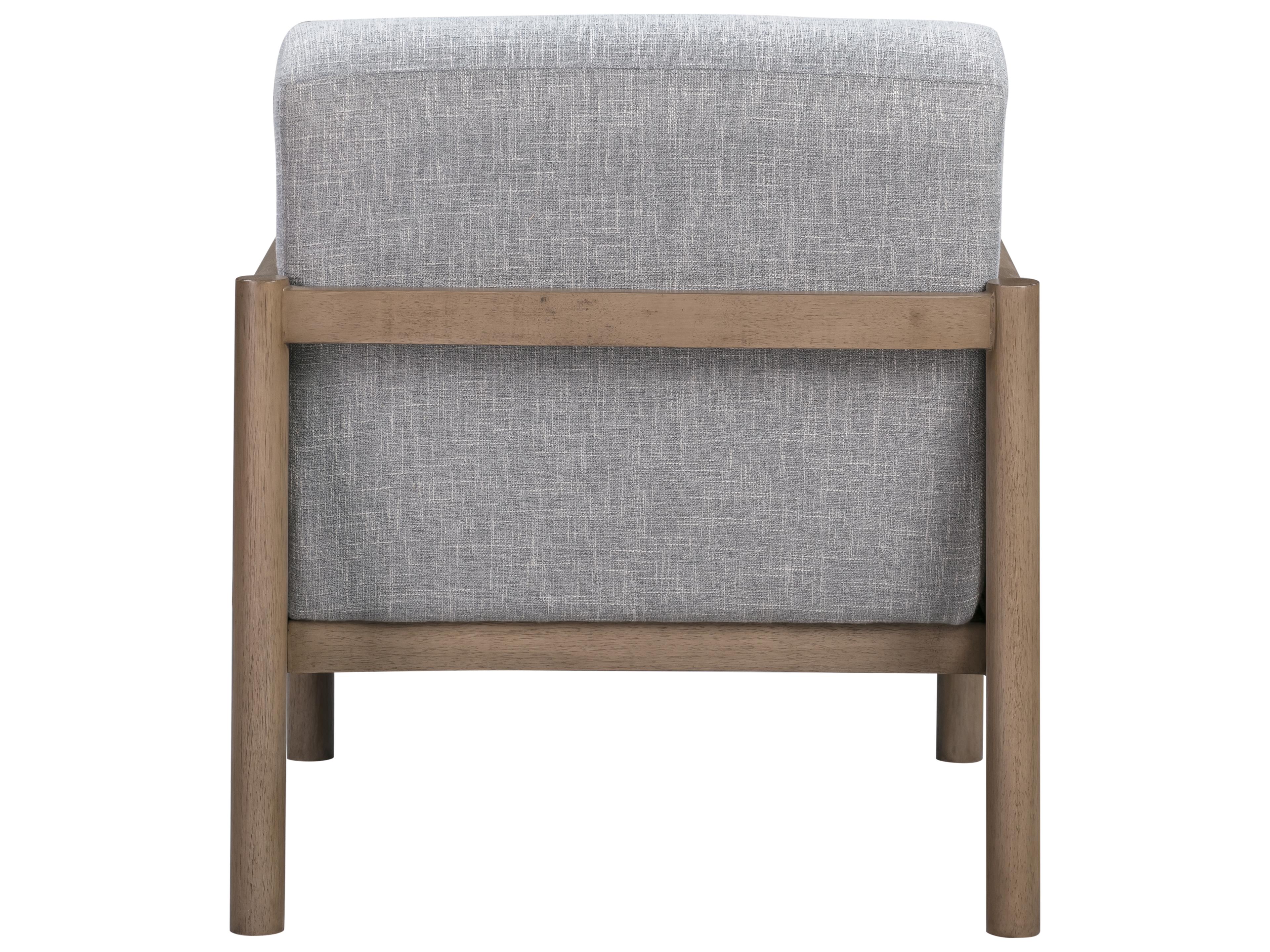 Bassett Mirror Hedges Blue Fabric Accent Chair