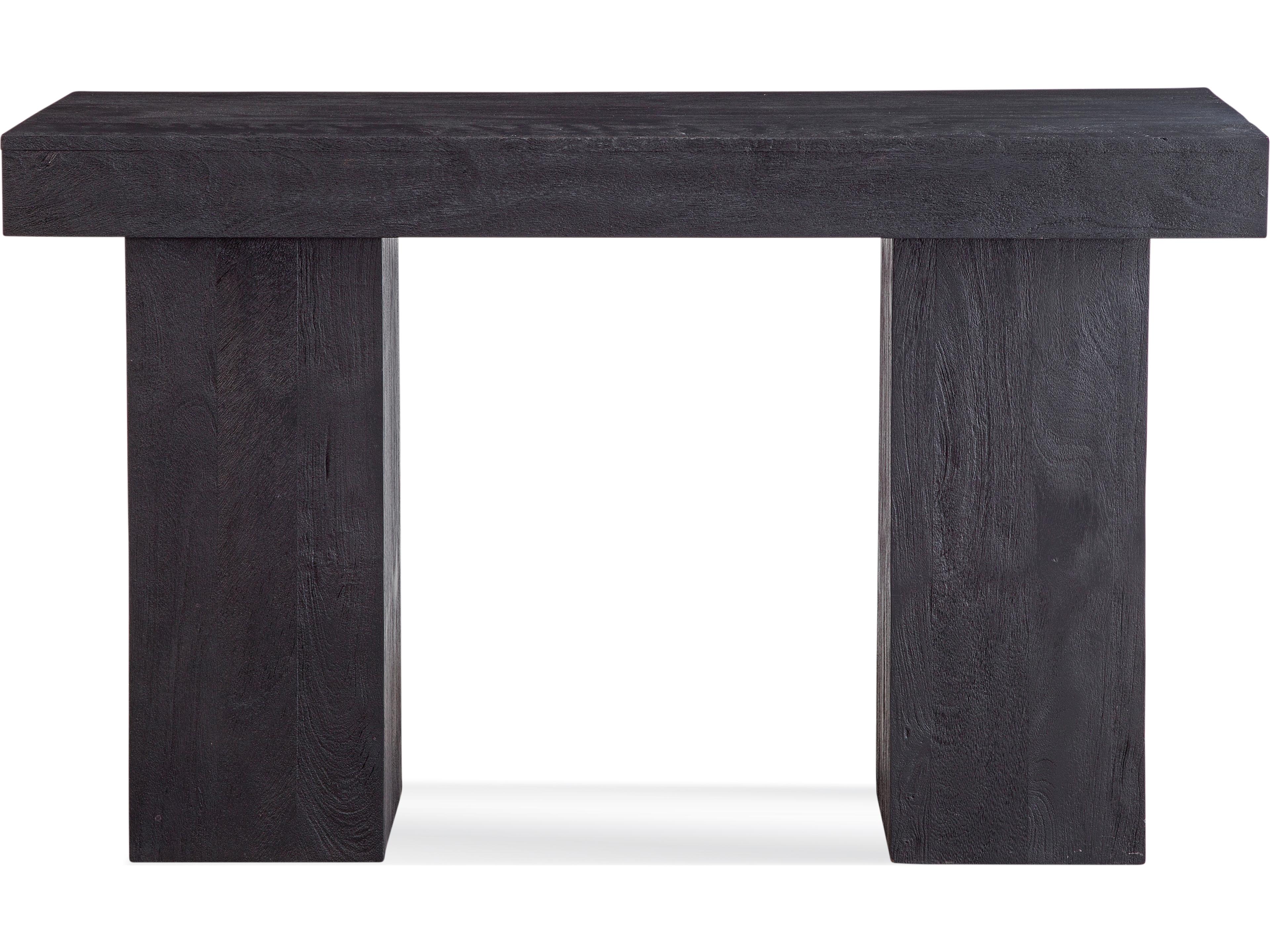 Padula Rectangular Wood Dusty Black Consolee Table