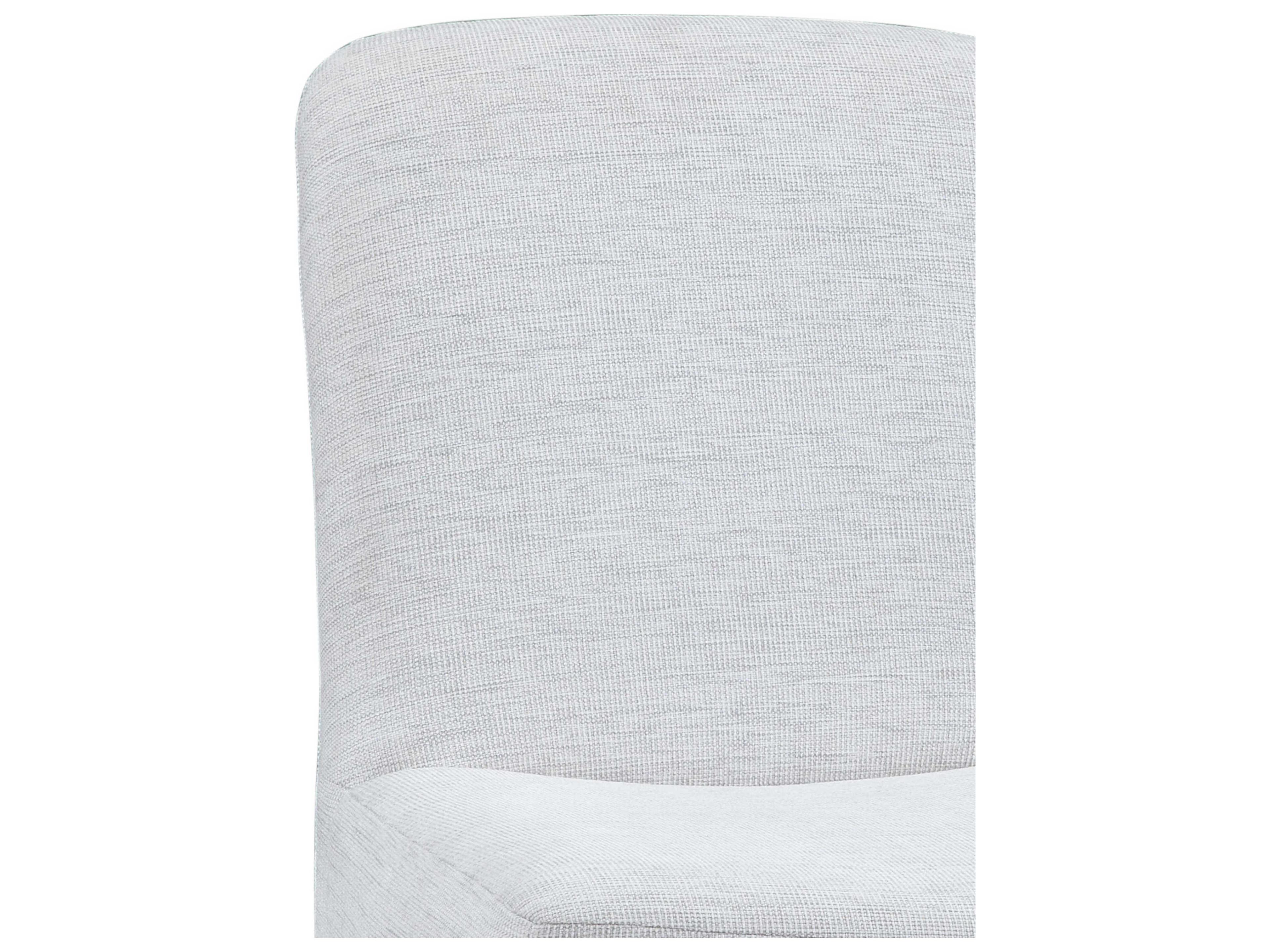 Bassett Mirror Meyer Gray Upholstered Side Dining Chair Set of 2