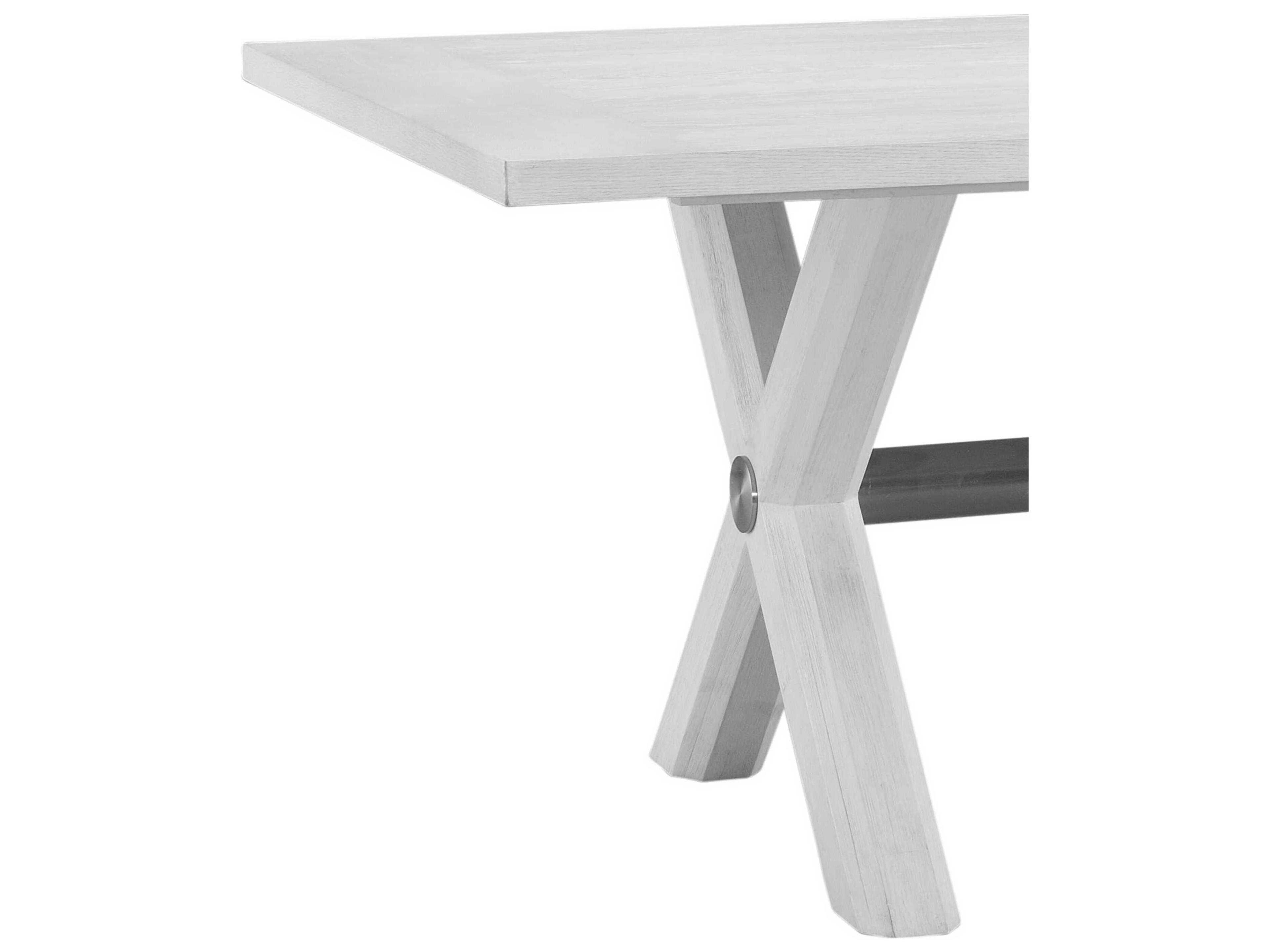 Bassett Mirror White Nadine Dining Table