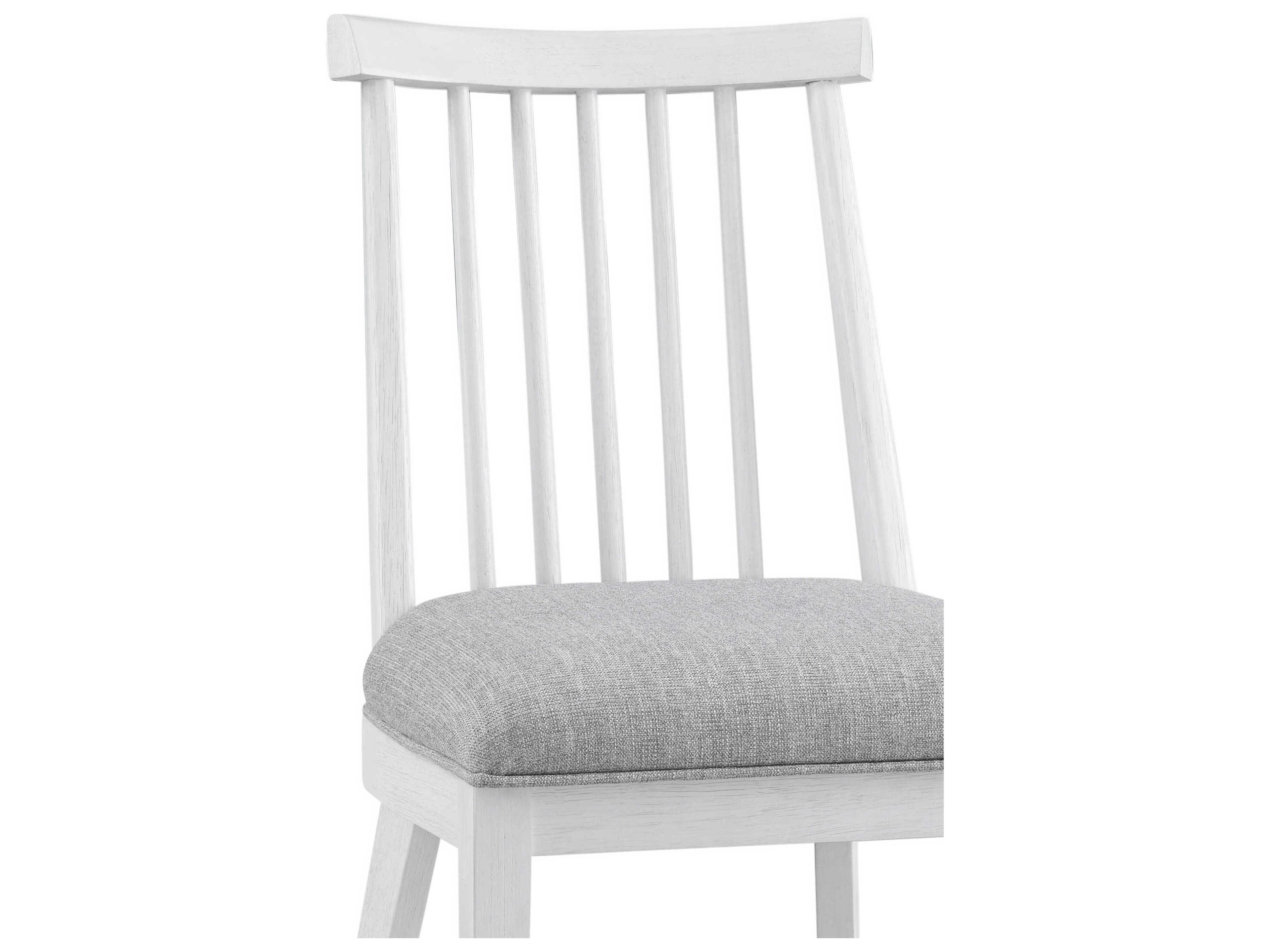 Bassett Mirror White Nadine Dining Chair Set of 2