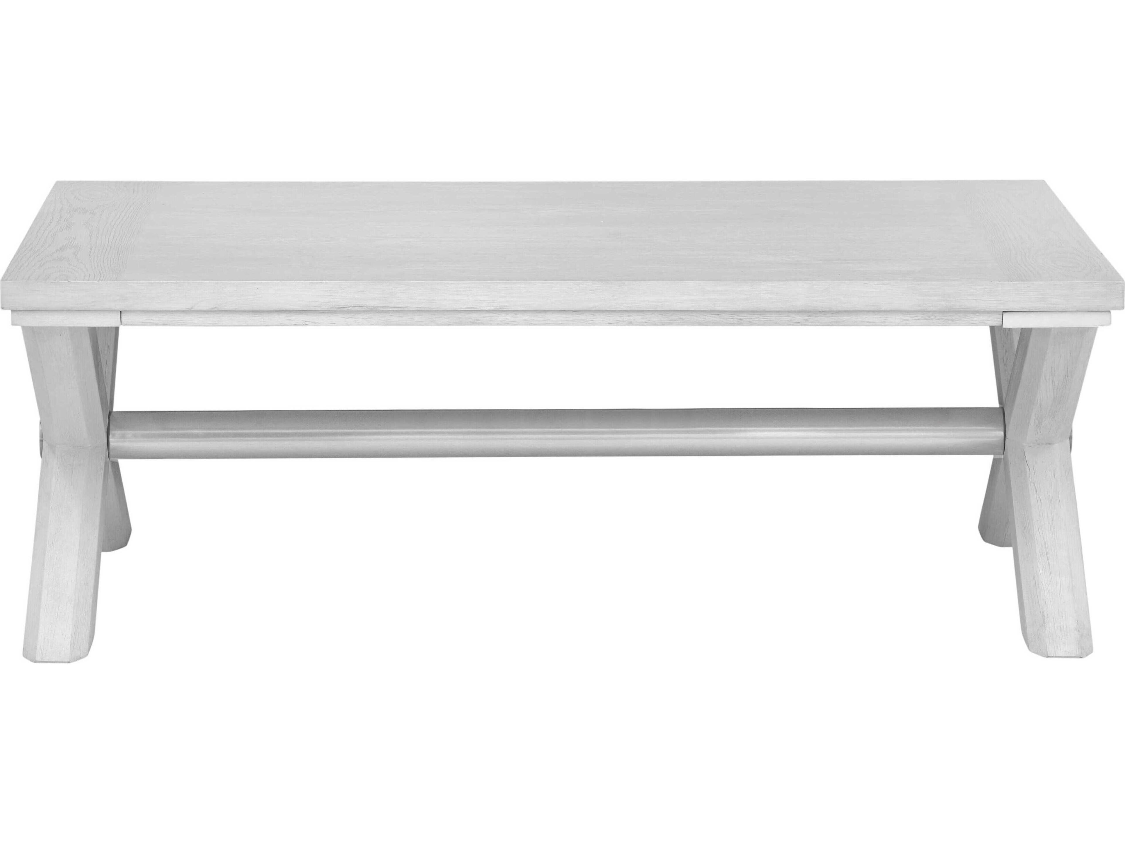 Bassett Mirror White Nadine Cocktail Table