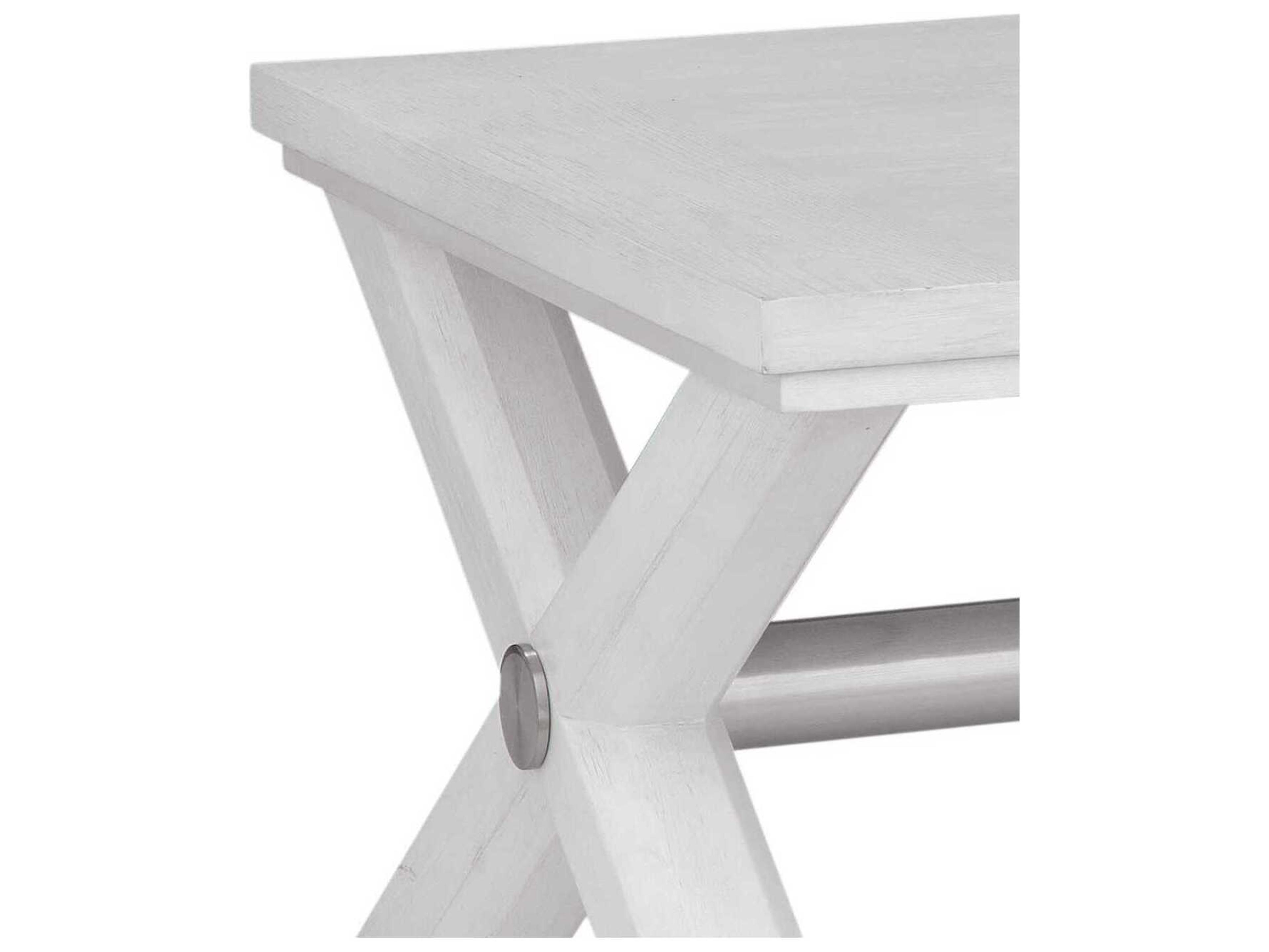 Bassett Mirror White Nadine Cocktail Table