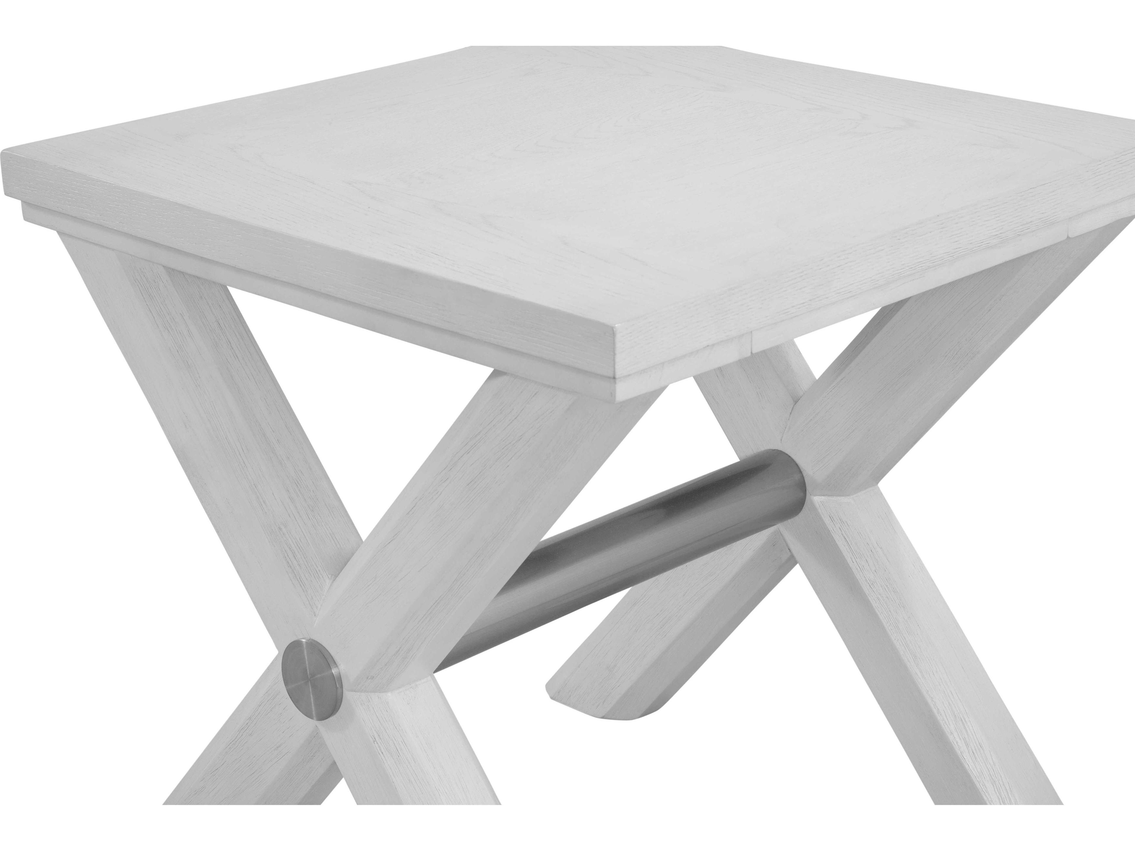 Bassett Mirror White Nadine End Table