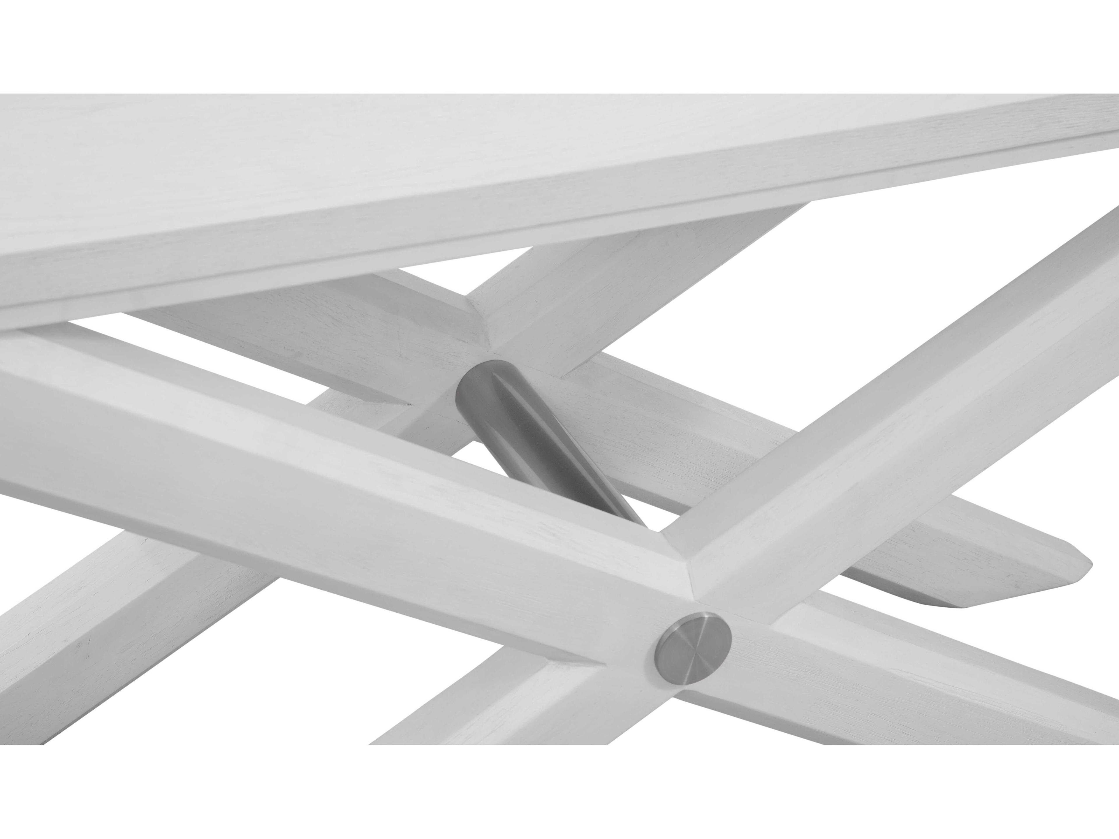 Bassett Mirror White Nadine Console Table