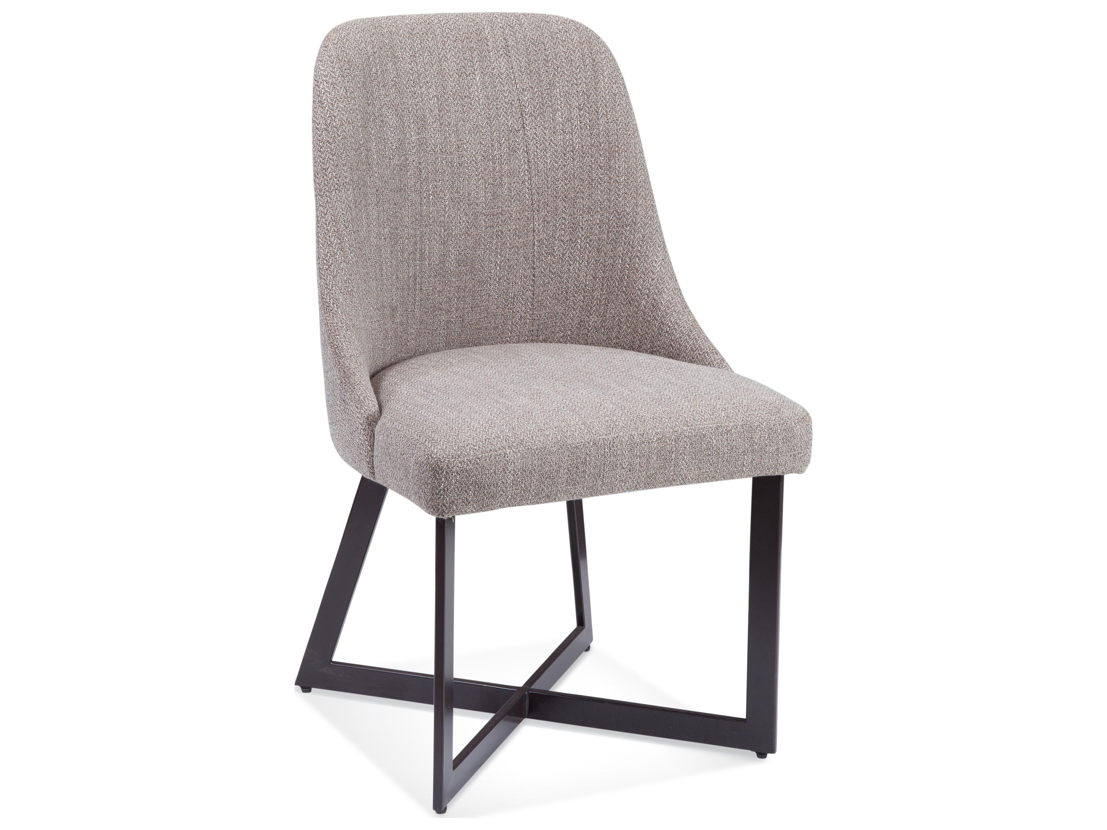 Trucco Fabric Beige Upholstered Side Dining Chair