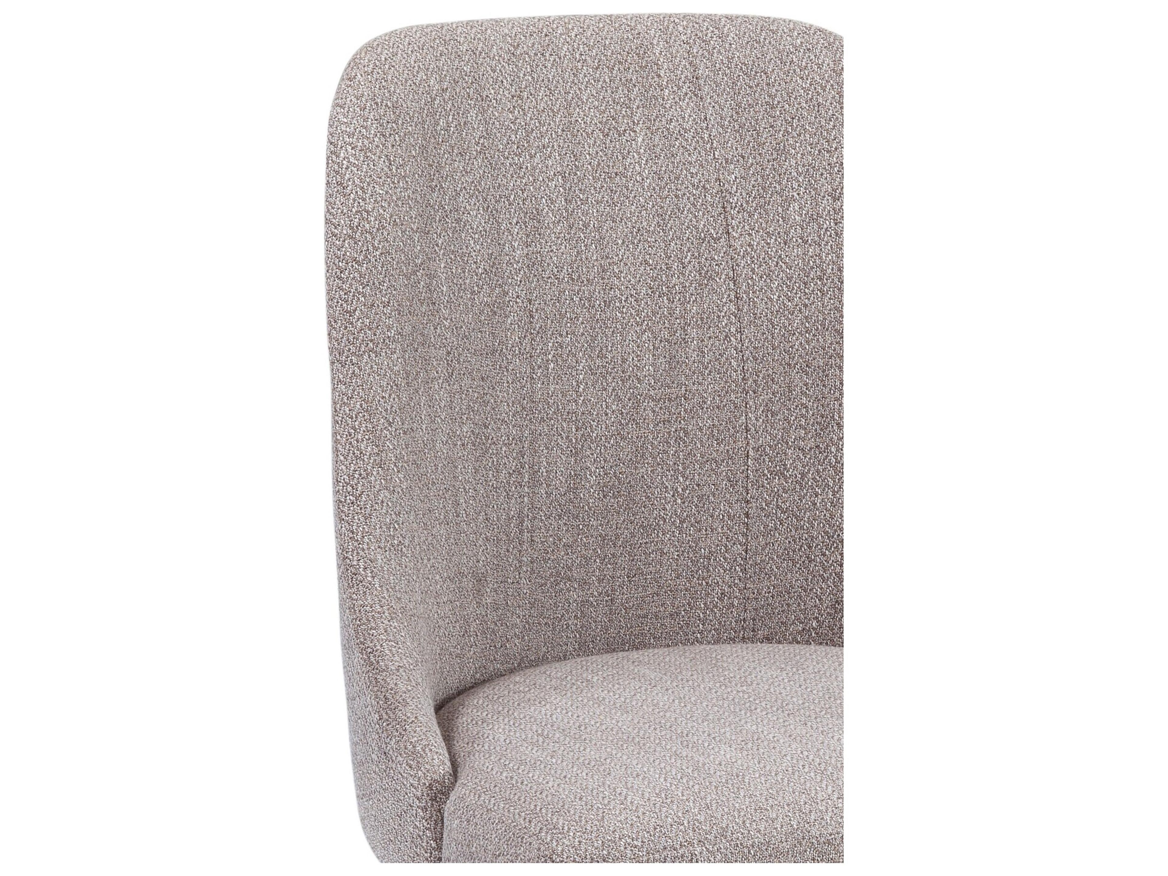 Bassett Mirror Trucco Fabric Beige Upholstered Side Dining Chair