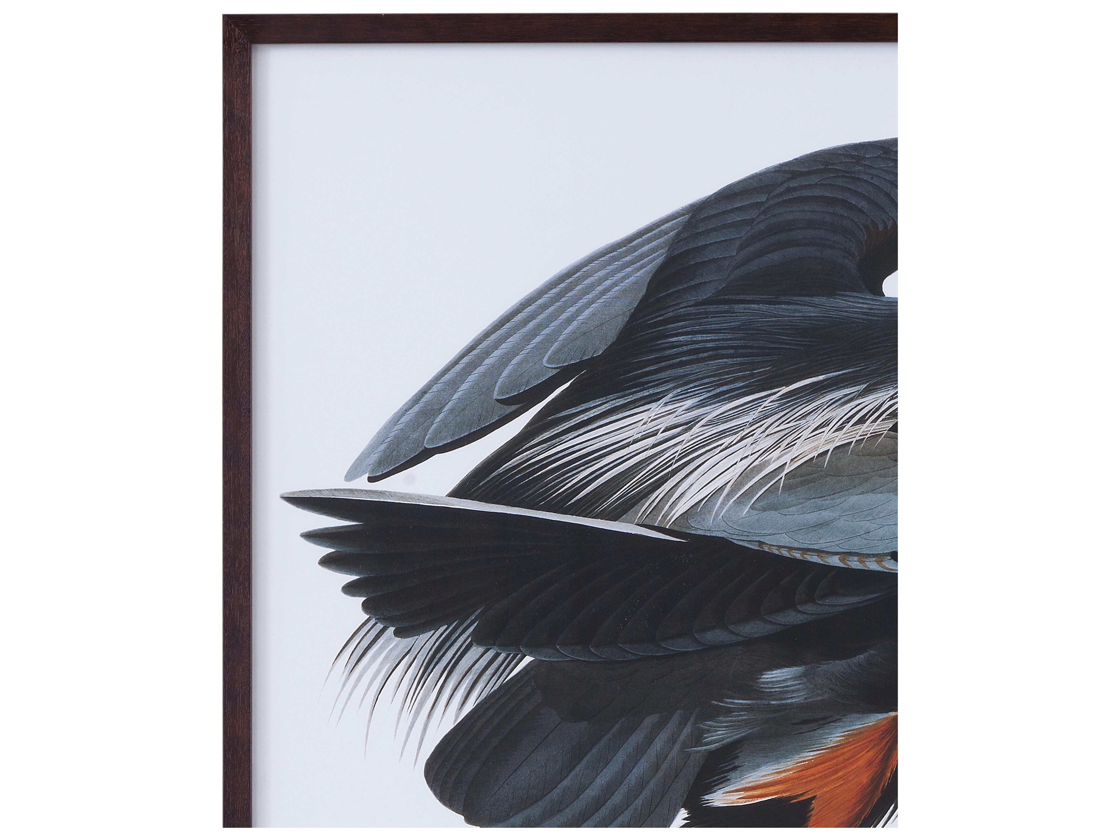 Bassett Mirror Audubon Great Blue Heron Framed Print
